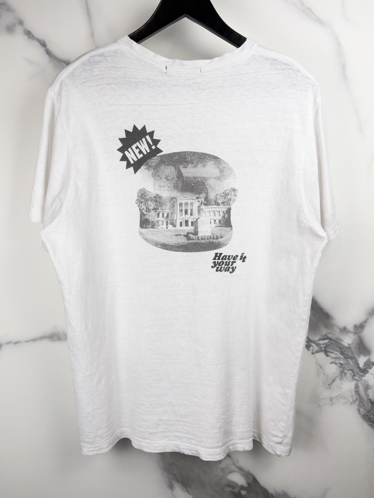 Undercover AW03 Undercover Paper Doll Bush Bin Laden Burger Tshirt Size US M / EU 48-50 / 2 - 2 Thumbnail