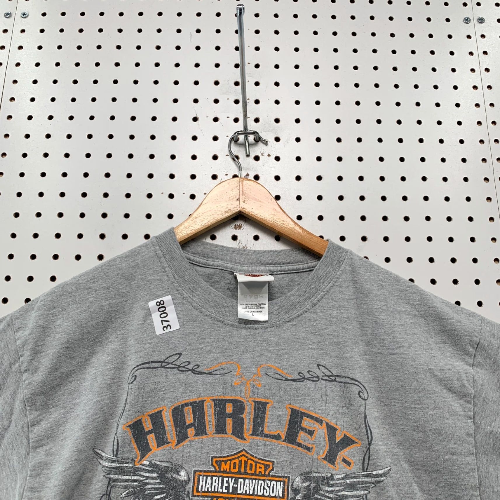 Harley Davidson Harley-Davidson Motorcycle Shirt Mens Large Gray Chicago Tinley Park 21x28 Size US L / EU 52-54 / 3 - 7 Thumbnail