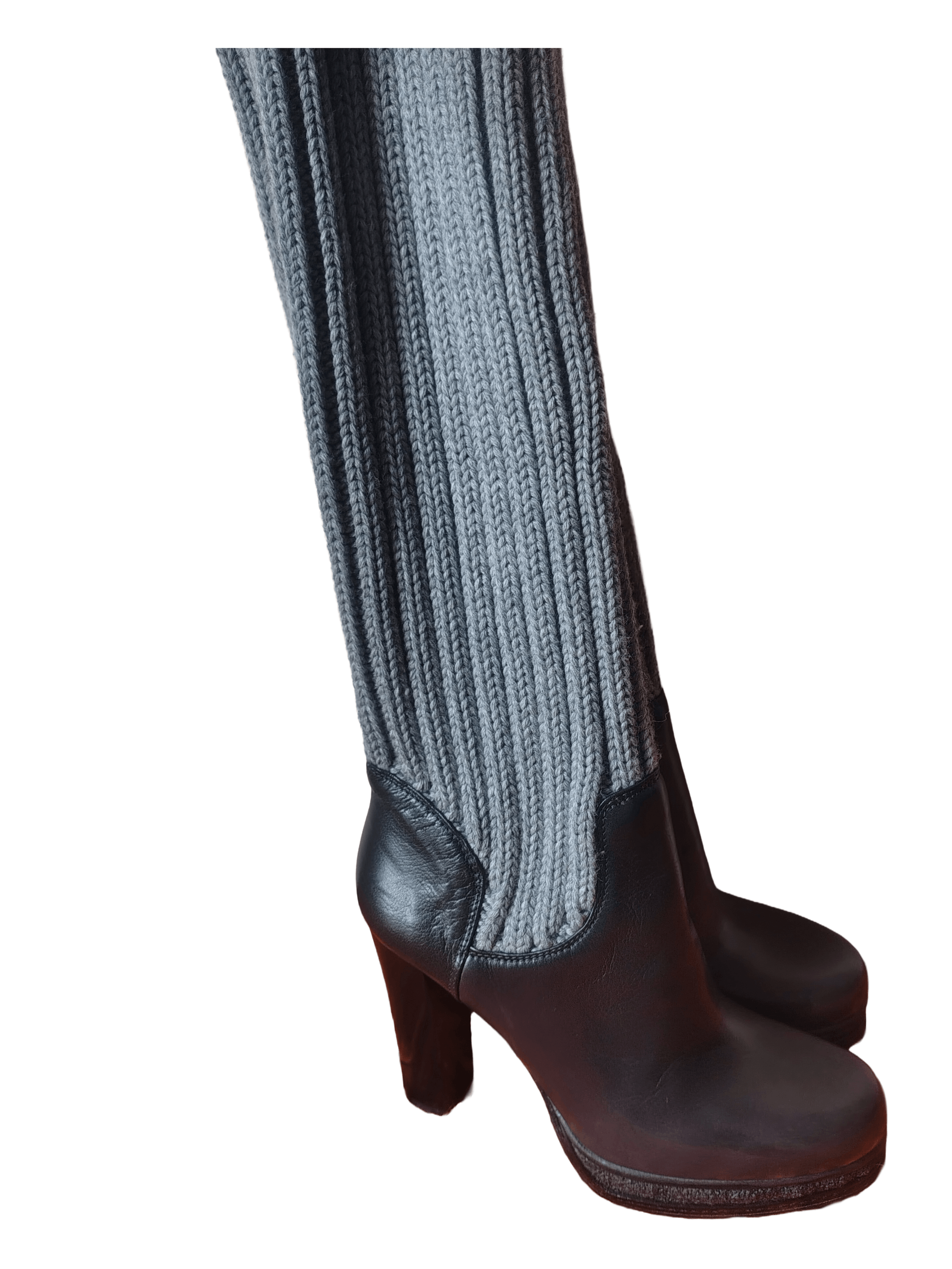 Dolce & Gabbana Vintage Dolce and Gabbana Sock Heel Boots Size US 7 / IT 37 - 3 Thumbnail