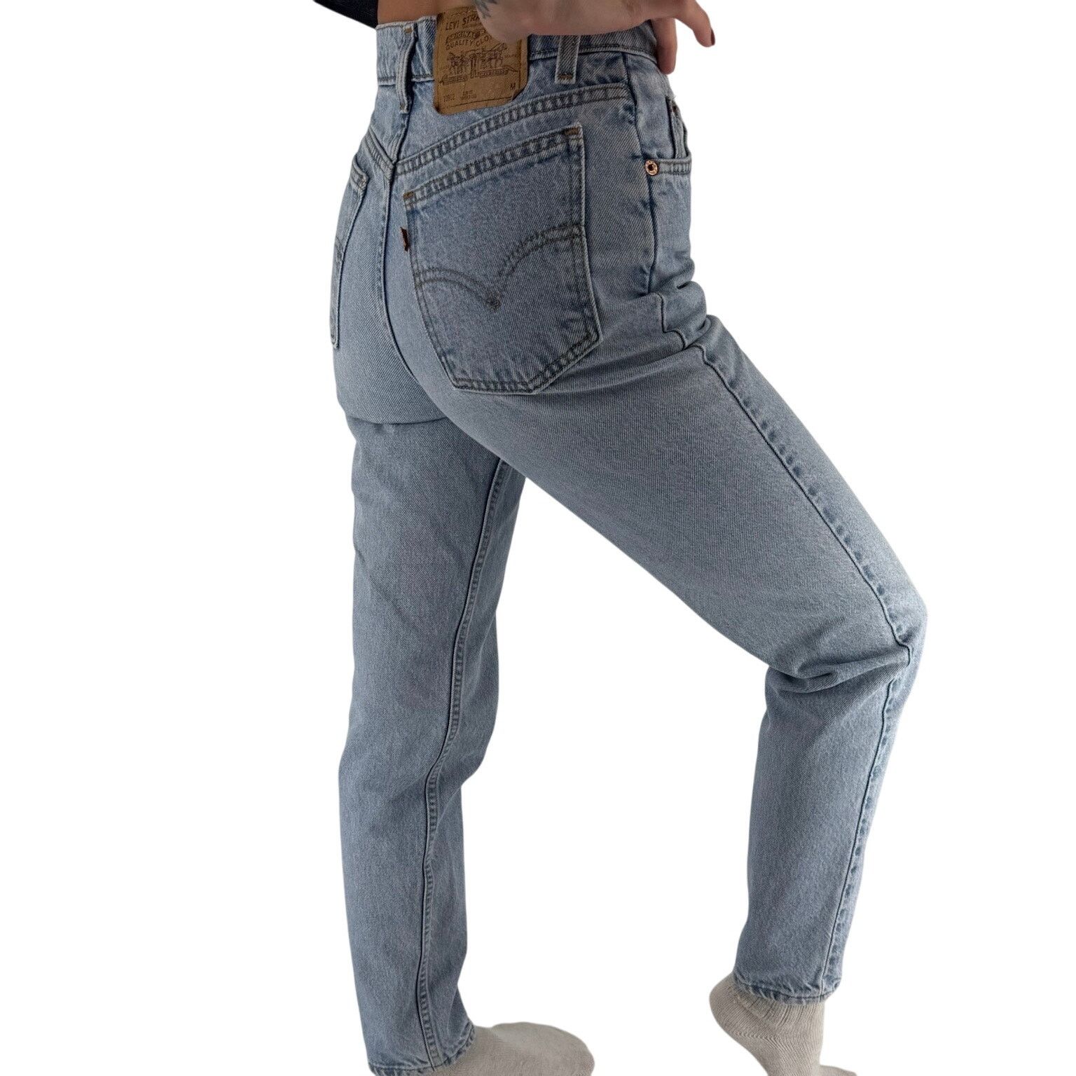 Levi's × Vintage 90s Levis 912 slim fit jeans 1990s vintage Size 27" / US 4 / IT 40 - 12 Thumbnail