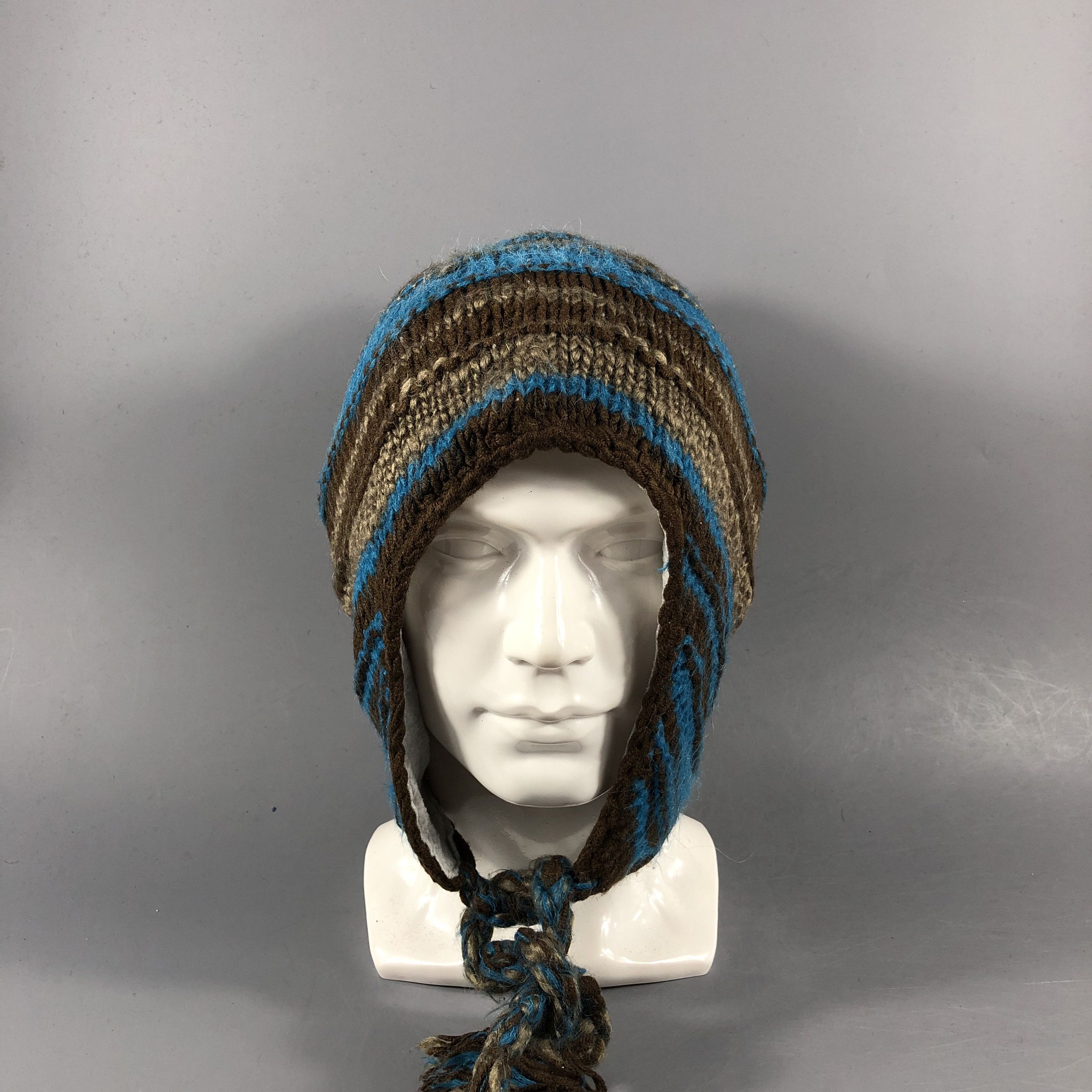 Vintage X-NIX.W Earflap Bobble Beanie Snowcap Snow Hat B983 Size ONE SIZE - 2 Thumbnail