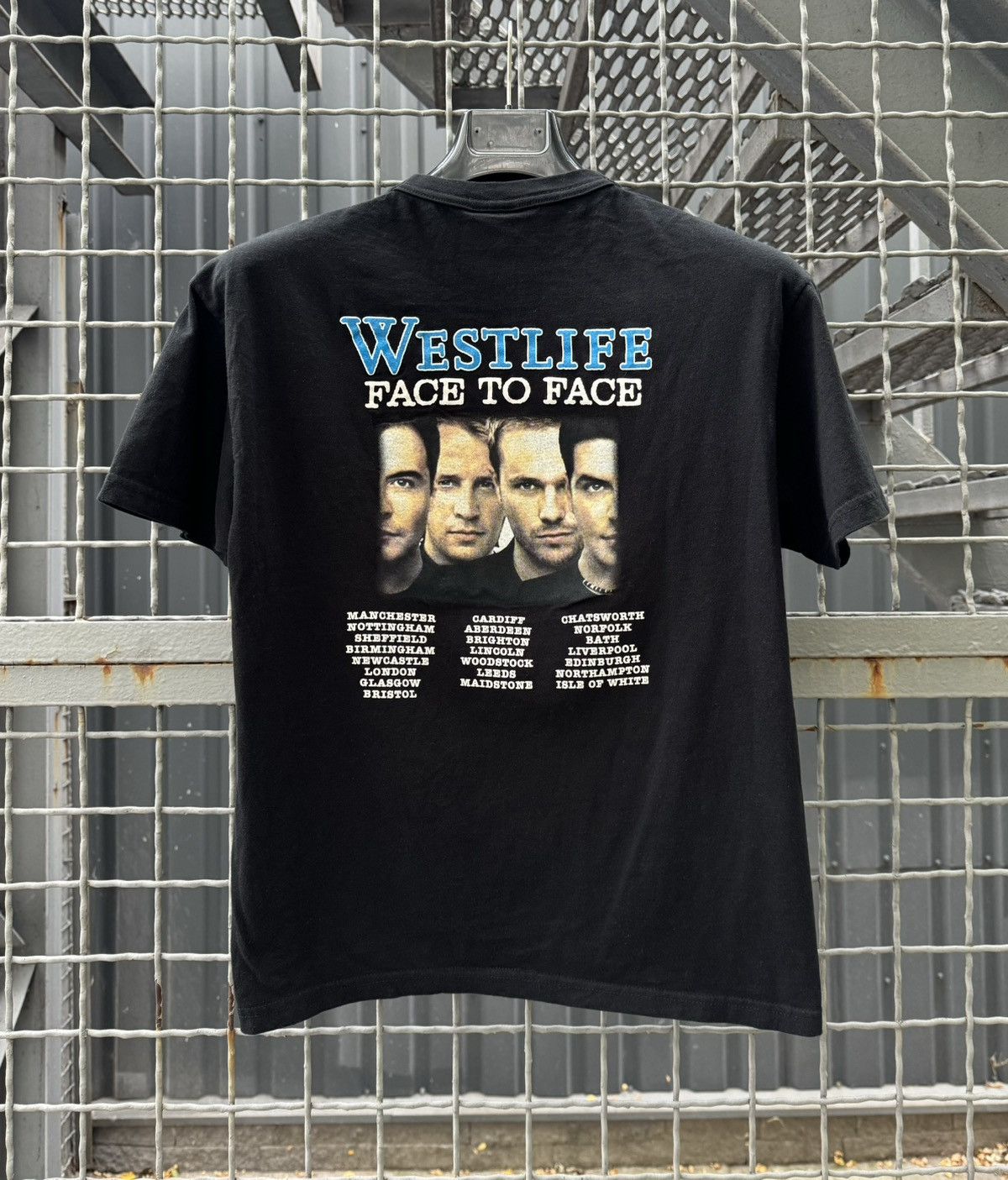 Vintage Westlife Face to Face T Shirt Tour Y2K