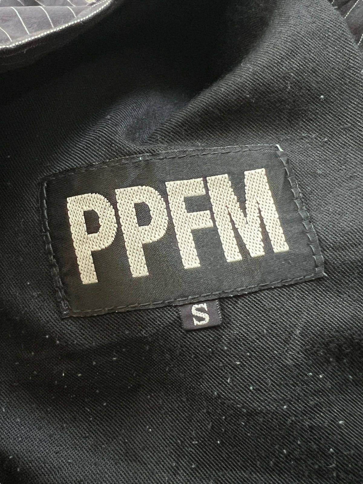 Japanese Brand × PPFM PPFM Pinstripe Multipocket Cargo Pants Size US 31 - 13 Thumbnail