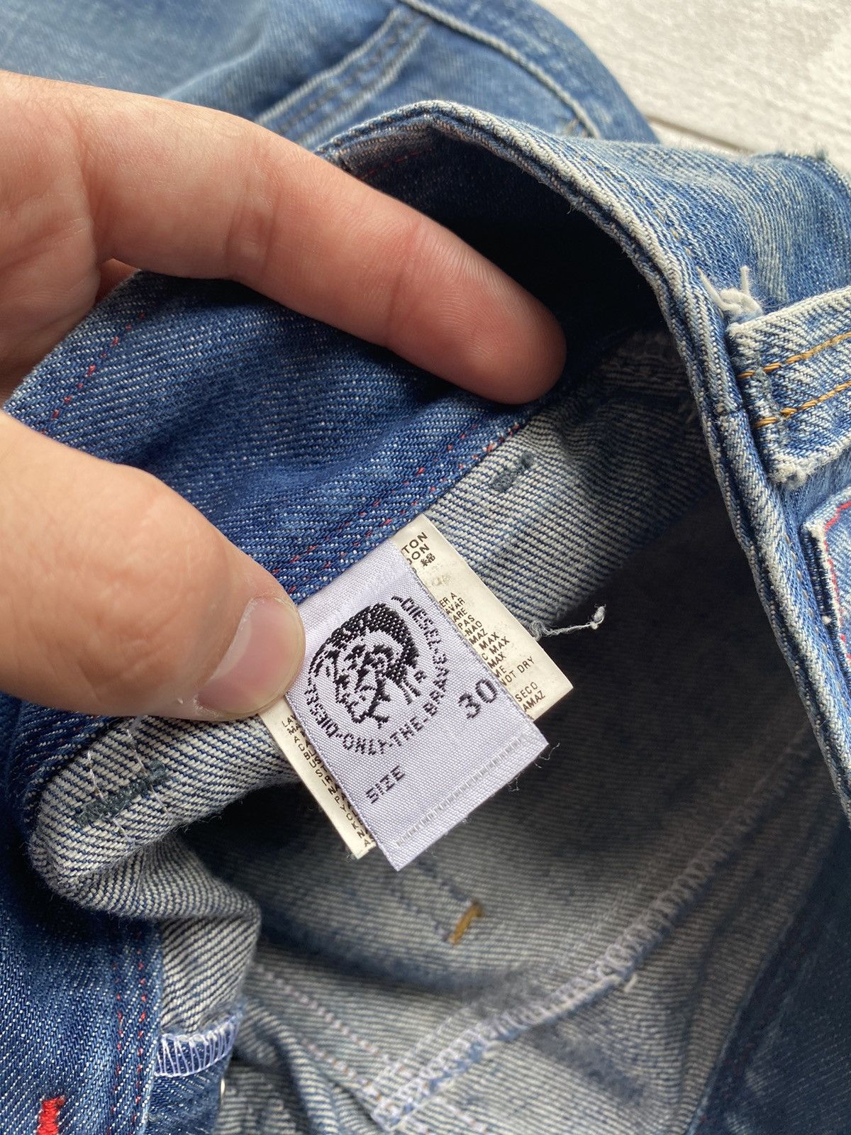 Diesel × Vintage 🔥Diesel Distressed Dirty Flared Bootcut Bell Blue Jeans y2k Size 32" / US 10 / IT 46 - 5 Thumbnail