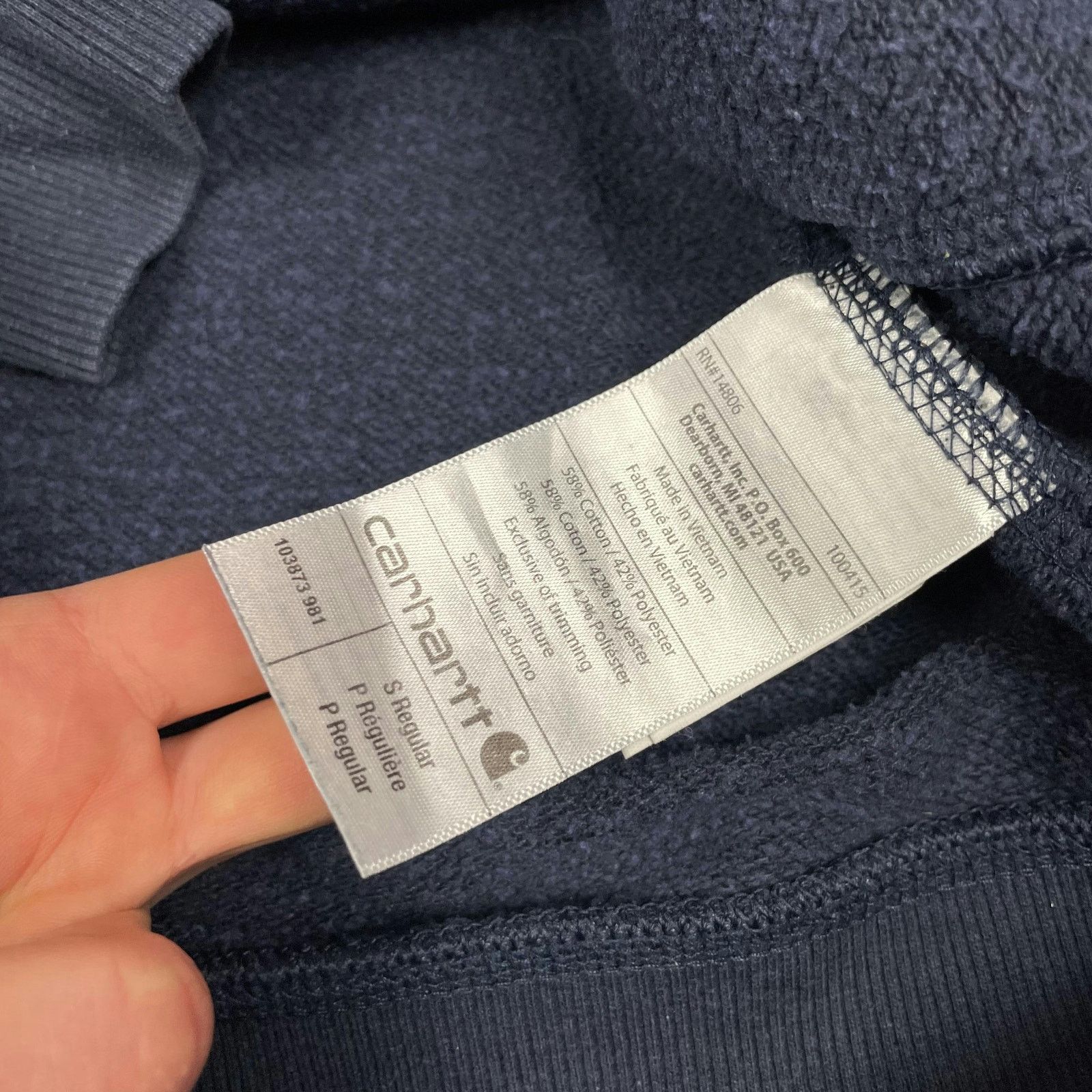 Carhartt Carhartt Force Men's Blue Delmont Signature Graphic Hoodie S Size US S / EU 44-46 / 1 - 11 Thumbnail