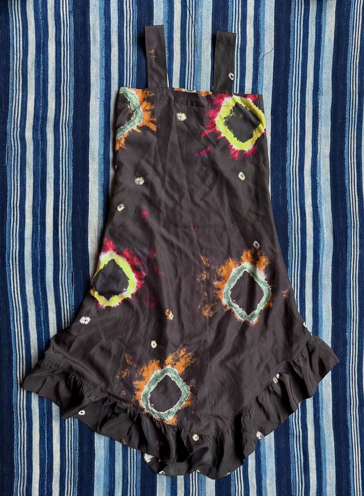 Other Walid Maggy Tie-dye Silk Midi Dress XXS Size XXS / US 00 / IT 34 - 2 Thumbnail