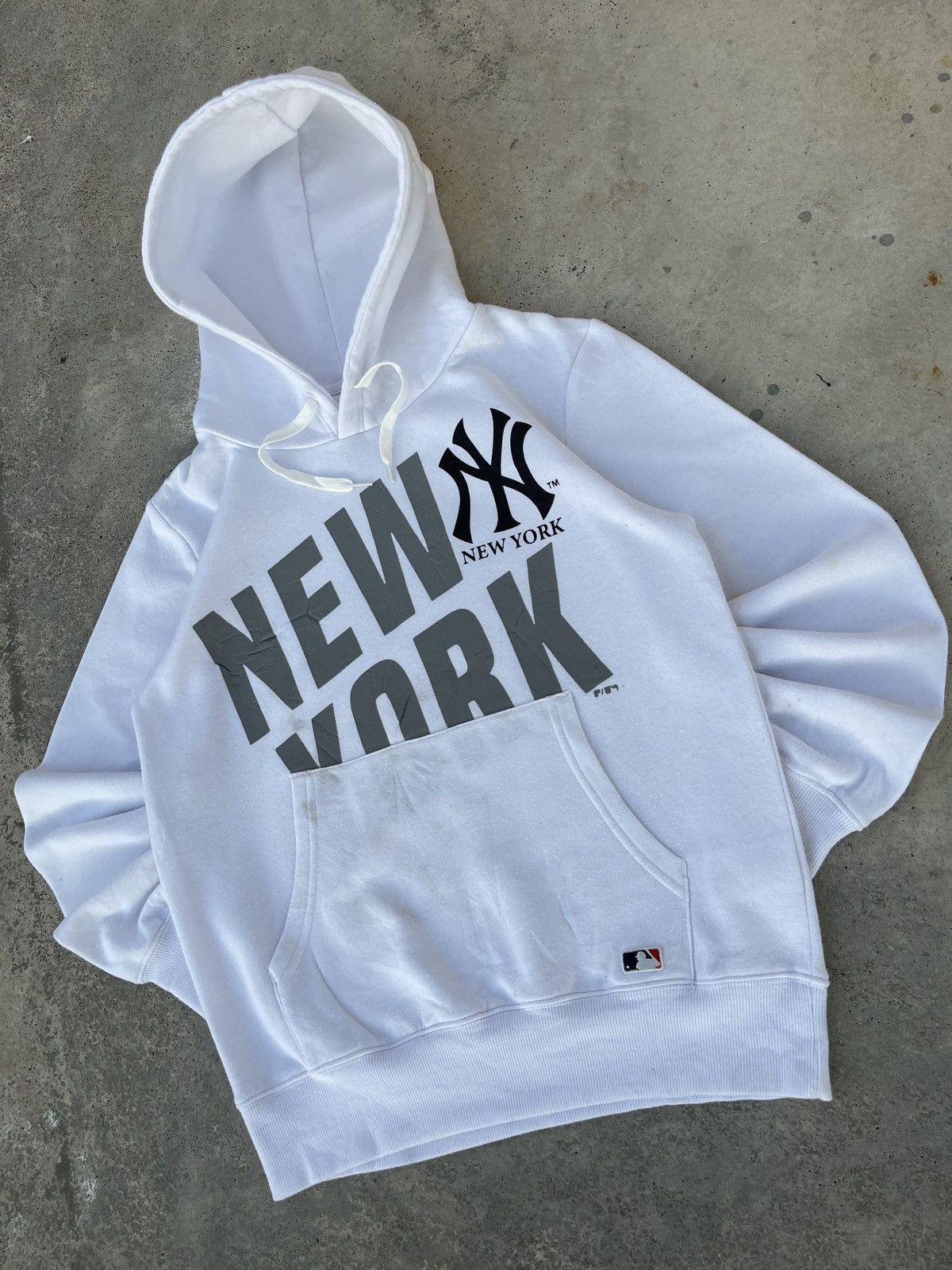 MLB × Vintage MLB New York Pullover Hoodie Size US M / EU 48-50 / 2 - 5 Thumbnail