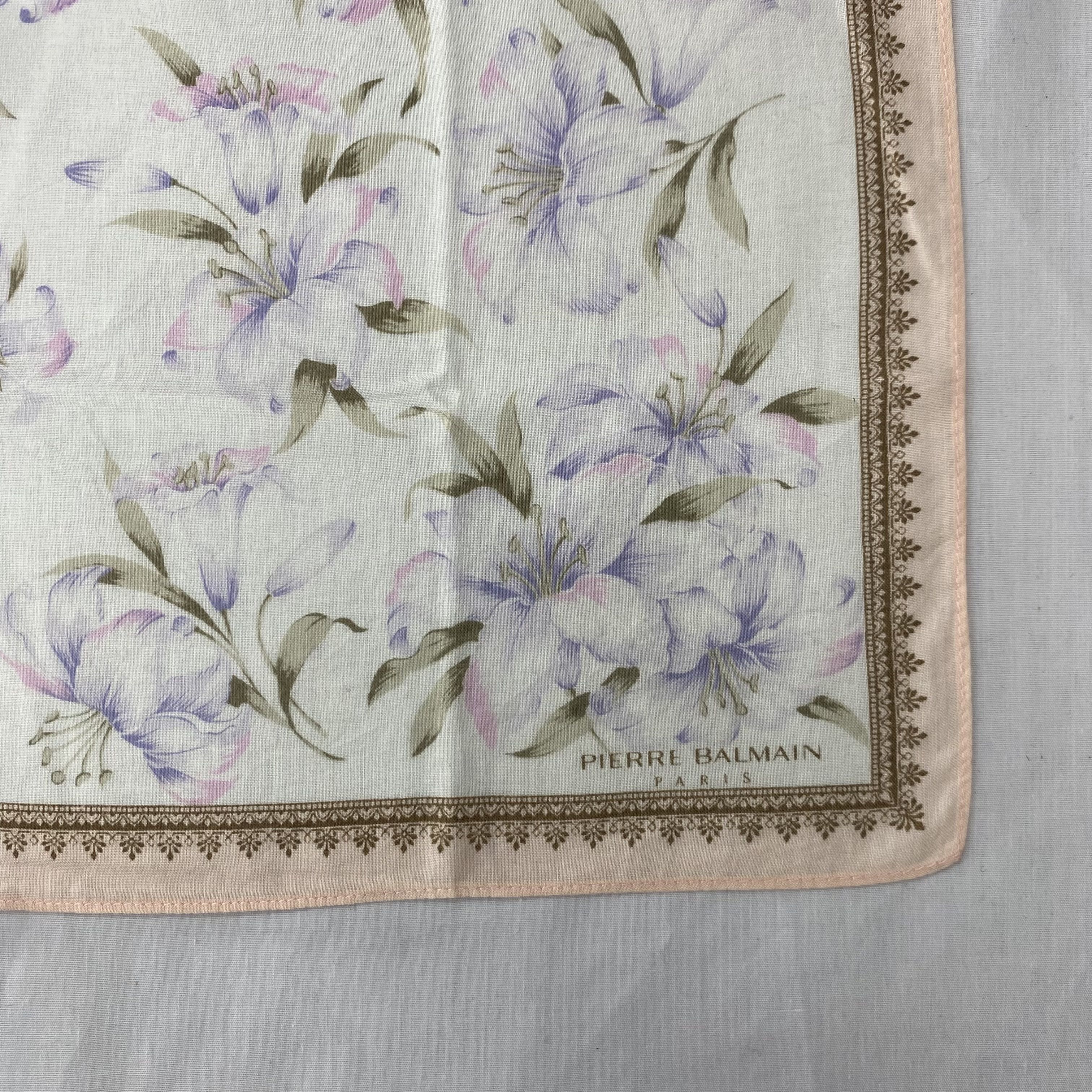 Pierre Balmain × Vintage Vintage Pierre Balmain Handkerchief Neckerchief H127P Size ONE SIZE - 3 Thumbnail