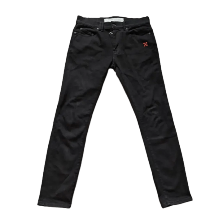 Off-White Off-White Stylish Casual Pants in Black 0079 Size US 28 / EU 44 - 1 Thumbnail