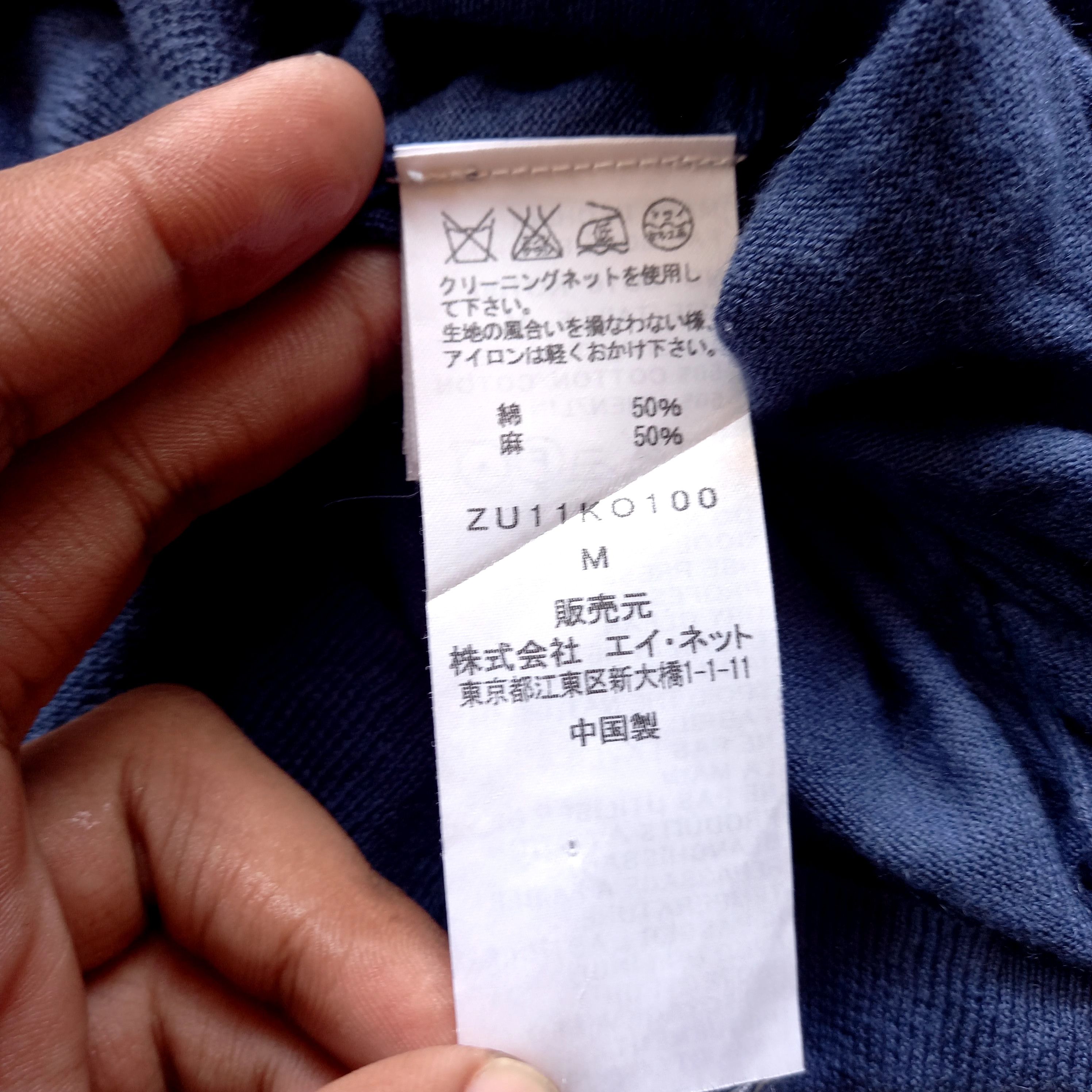 Issey Miyake × Japanese Brand × Zucca Zucca by Issey Miyake Cardigan Knit Size M / US 6-8 / IT 42-44 - 4 Thumbnail