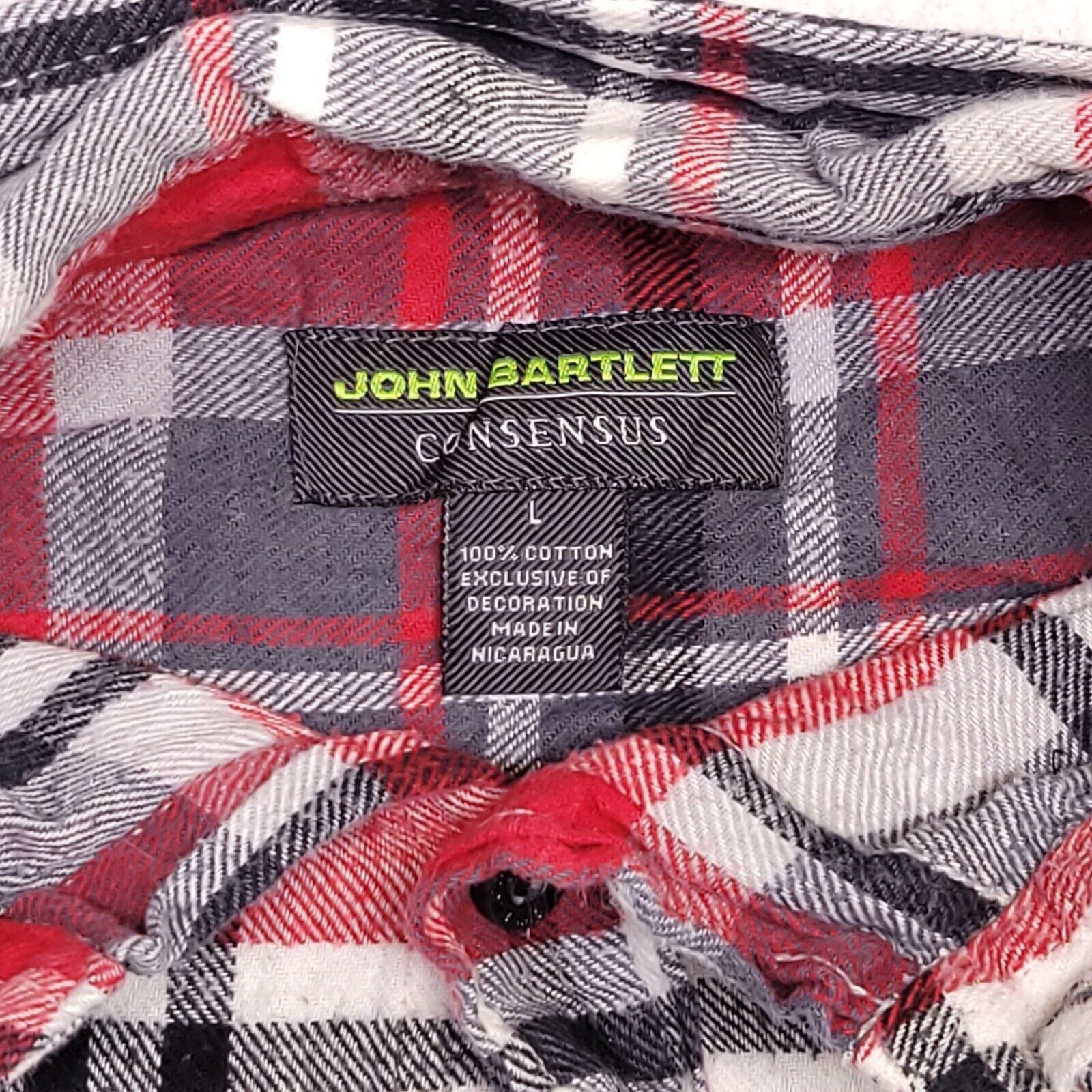 John Bartlett John Bartlett Tartan Flannel Shirt Mens Size Large L Red Size US L / EU 52-54 / 3 - 3 Thumbnail