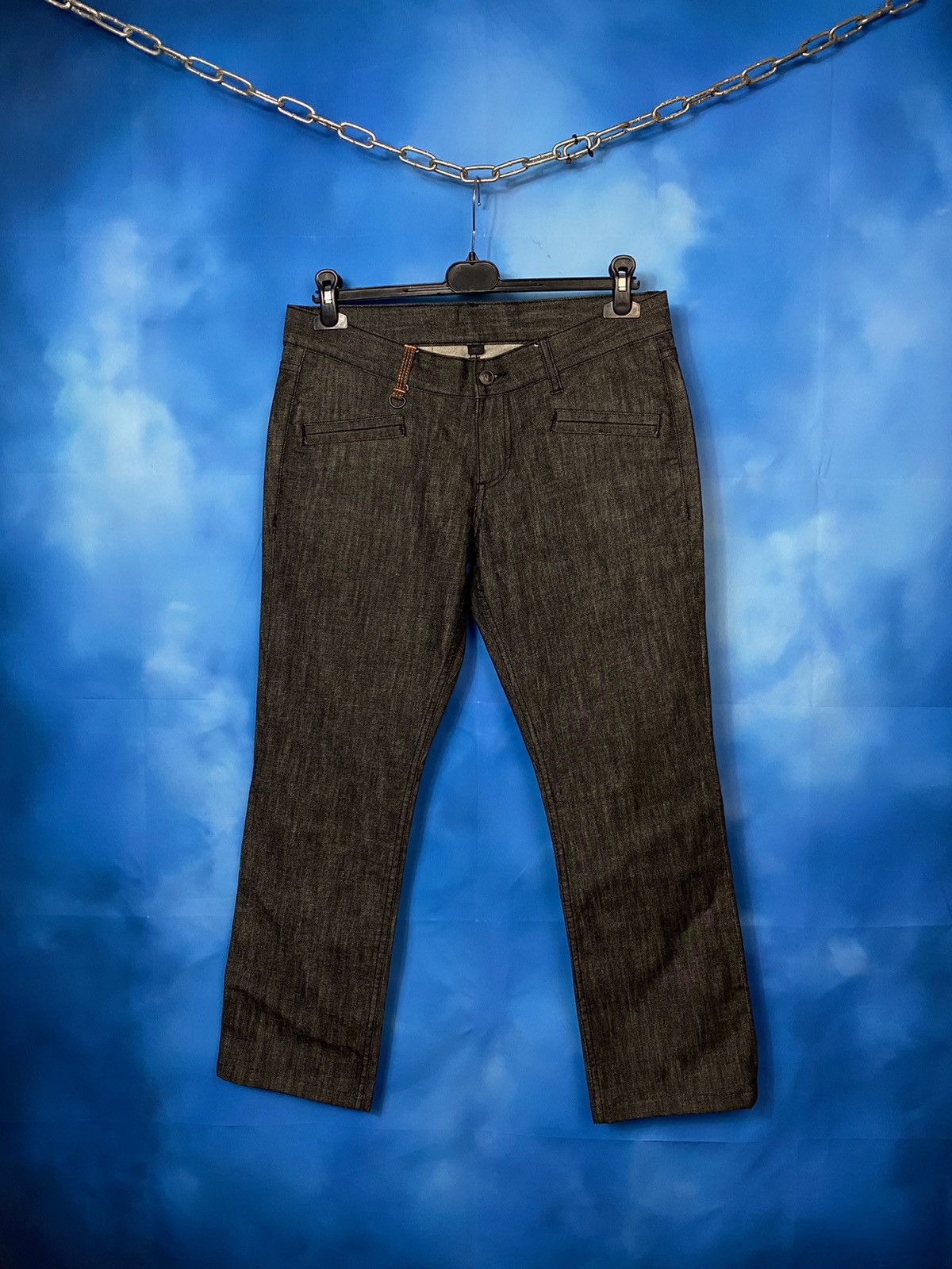 Yohji Yamamoto 🔥 Adidas x Yohji Yamamoto vintage denim pants Size 29" - 1 Thumbnail