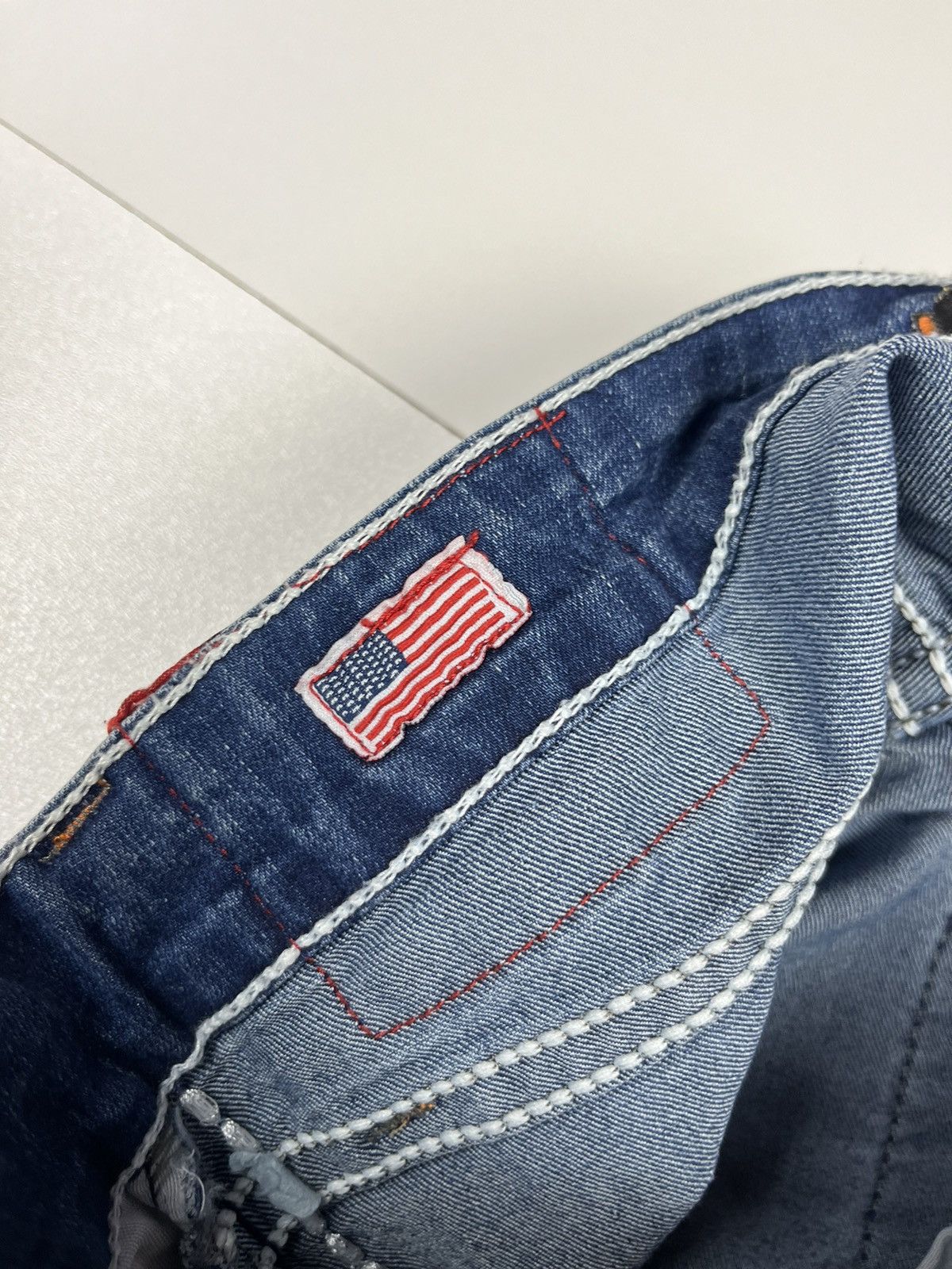 True Religion True Religion Joey Denim Blue Pants Size US 33 - 12 Thumbnail