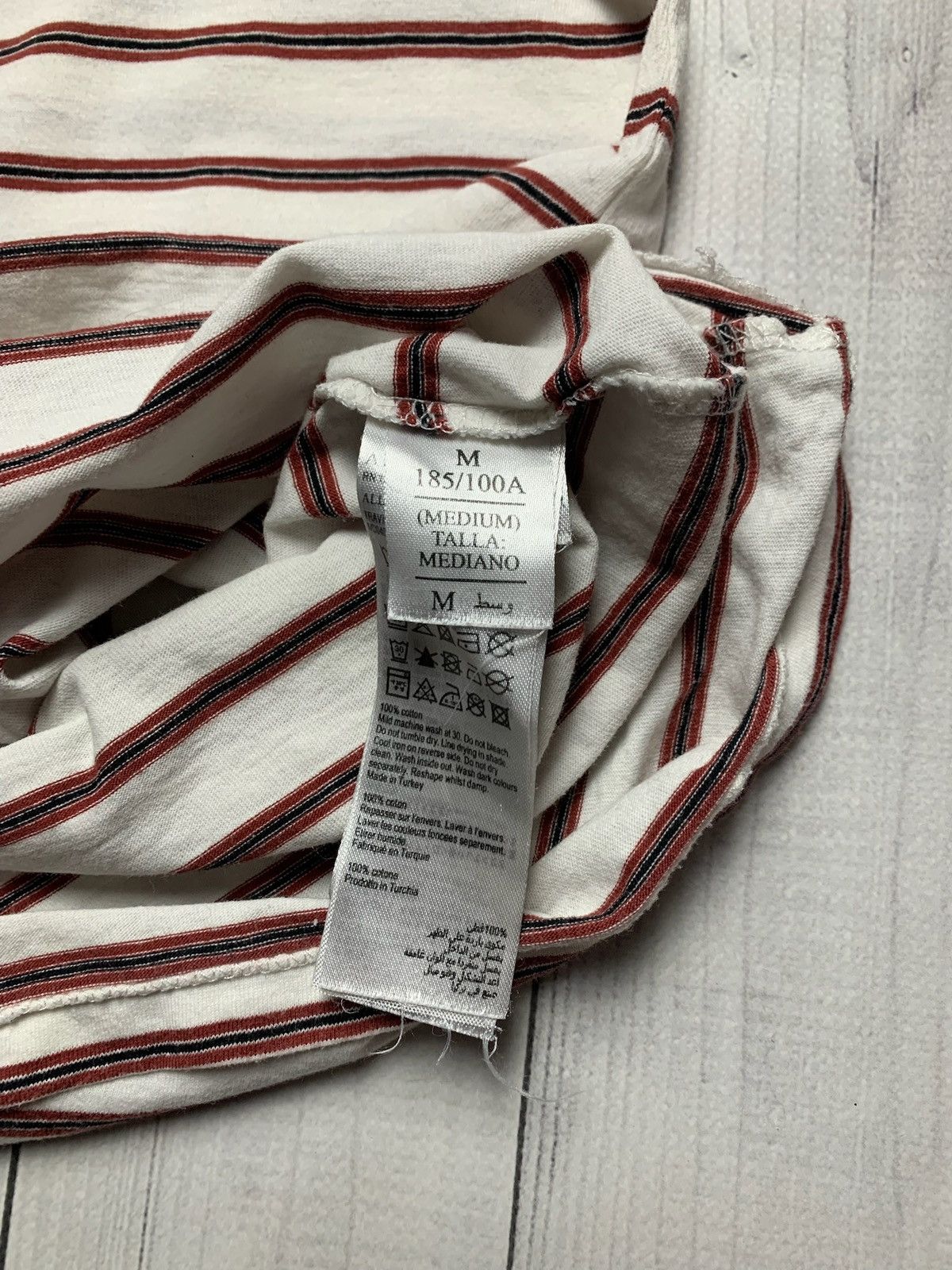 Allsaints × Vintage Vintage allsaints striped tee logo size M Size US M / EU 48-50 / 2 - 6 Thumbnail