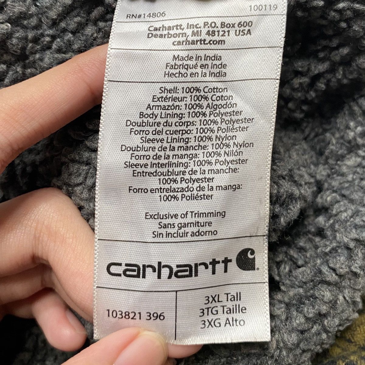 Carhartt × Vintage Vintage Brand Carhartt Fur Flannel Shirt 2000s Size US XXL / EU 58 / 5 - 11 Thumbnail