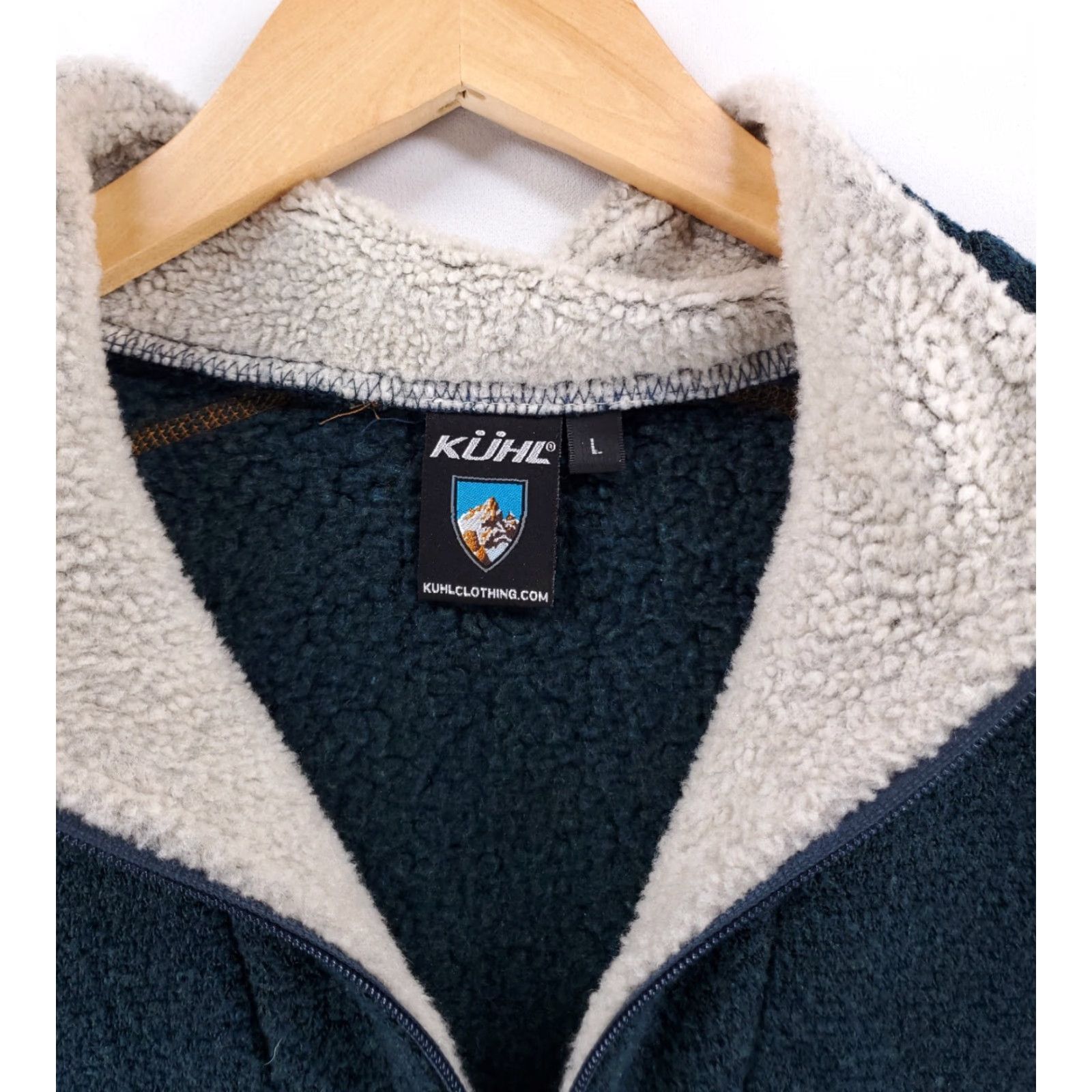 Vintage VINTAGE? No. Kuhl Alfpaca Fleece 1/4 Zip Pullover Shirt Blue Long Sleeve Mens L Size US L / EU 52-54 / 3 - 2 Thumbnail