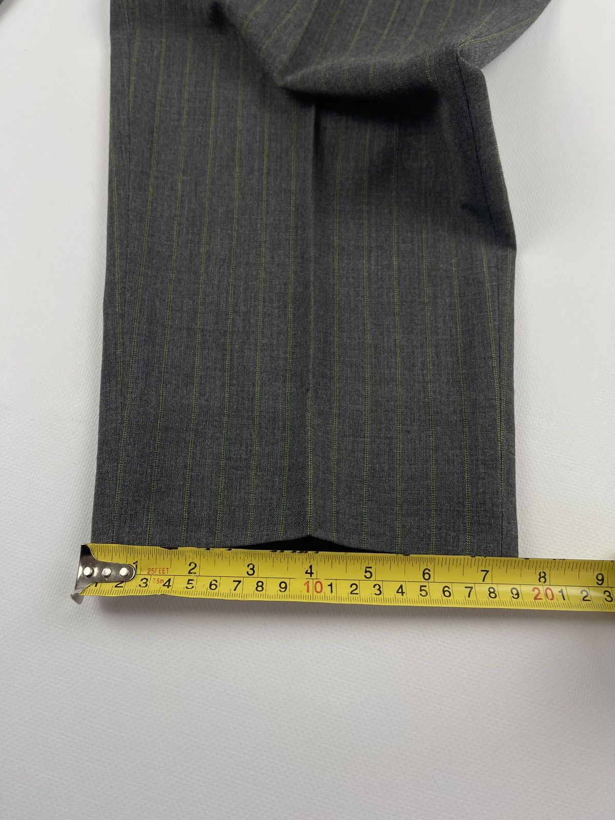 Designer × Pal Zileri Pal Zileri Stripped Single Breasted 3 Btn Suit Size 40R - 20 Thumbnail