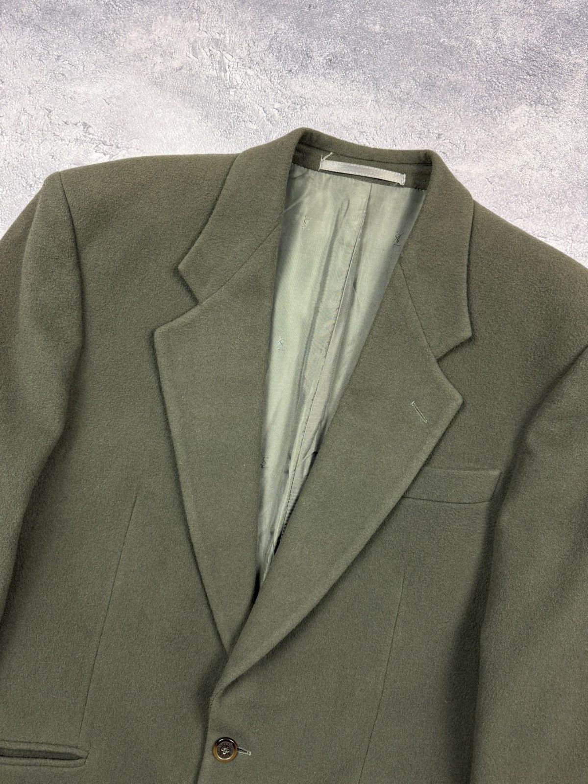 Yves Saint Laurent Vintage Yves Saint Laurent YSL Wool And Cashmere Blazer Size 48R - 8 Thumbnail