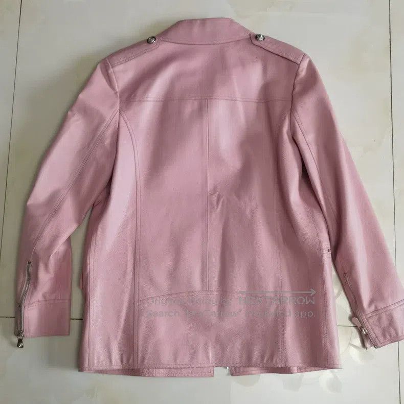 Versace Versace Sheepskin biker jacket coat Size M / US 6-8 / IT 42-44 - 2 Thumbnail