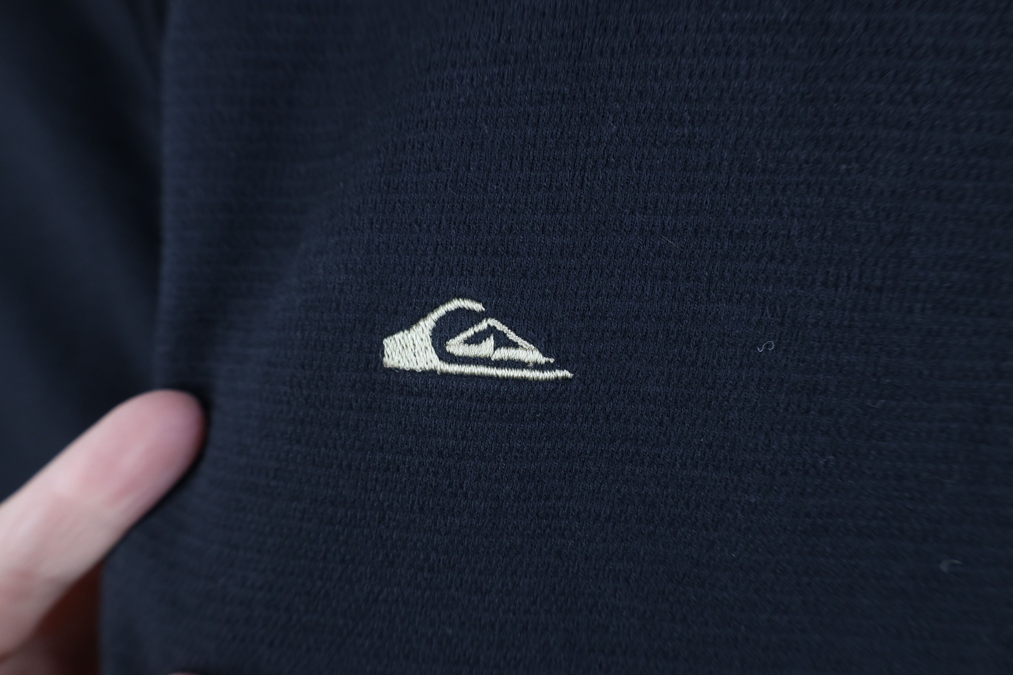 Quiksilver Vintage 90s Y2k Quiksilver Surfing Knit Polo Shirt Black Size US M / EU 48-50 / 2 - 4 Thumbnail