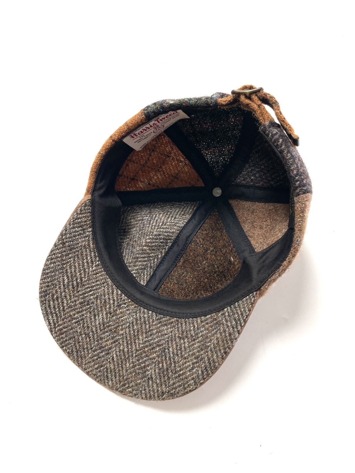Harris Tweed Harris Tweed Patchwork Wool Hat Size ONE SIZE - 8 Thumbnail