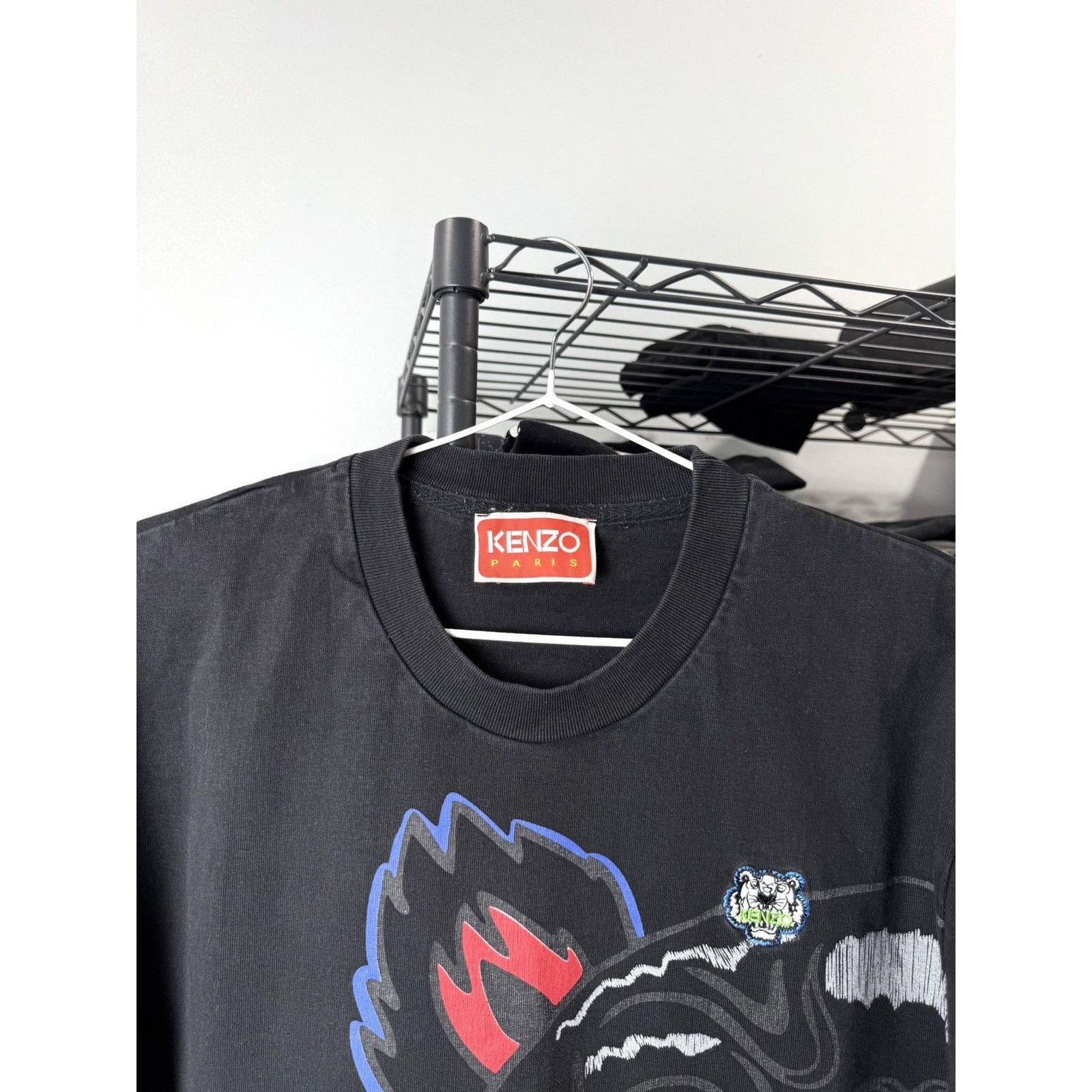 Kenzo Kenzo Paris Tiger Full Print T Shirt Size US XL / EU 56 / 4 - 2 Thumbnail