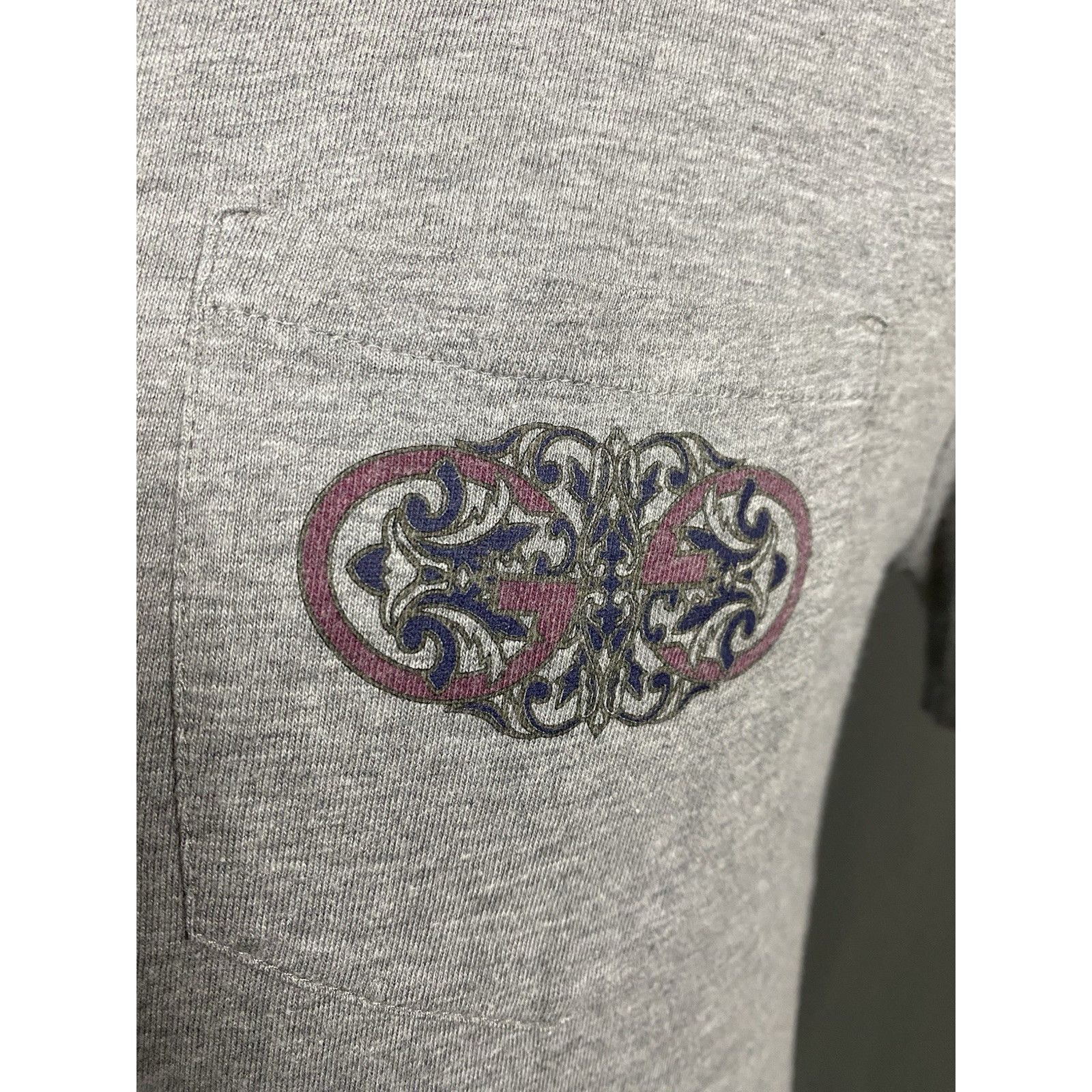 Gucci Gucci Auth Vintage Big Logo Men's Gray T-Shirt Size S Size US S / EU 44-46 / 1 - 8 Thumbnail