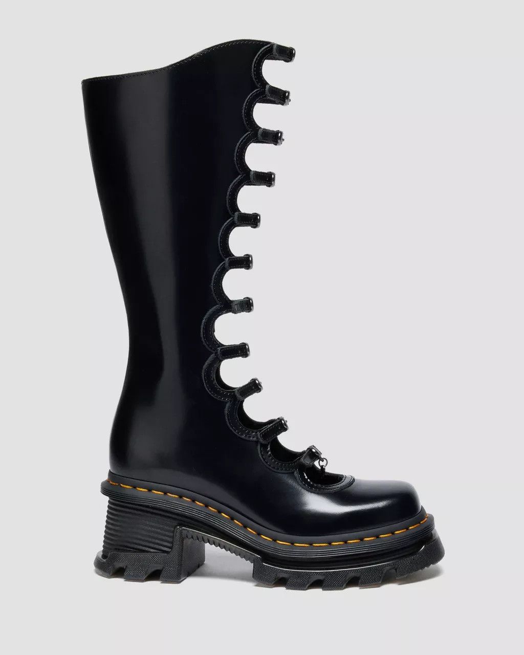 Marc by Marc Jacobs Dr. Martens x Marc Jacobs Kiki Boots in BLACK BUTTERO Size US 6 / IT 36 - 9 Thumbnail
