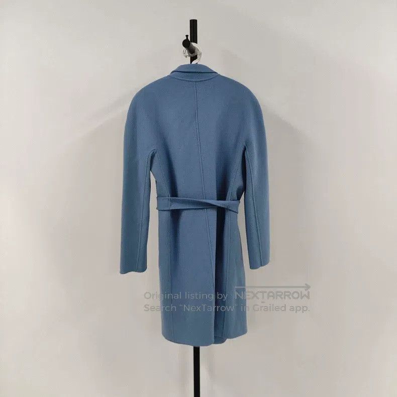 Other Max Mara Navy Blue Woolen Blazer Coat Size L / US 10 / IT 46 - 2 Thumbnail