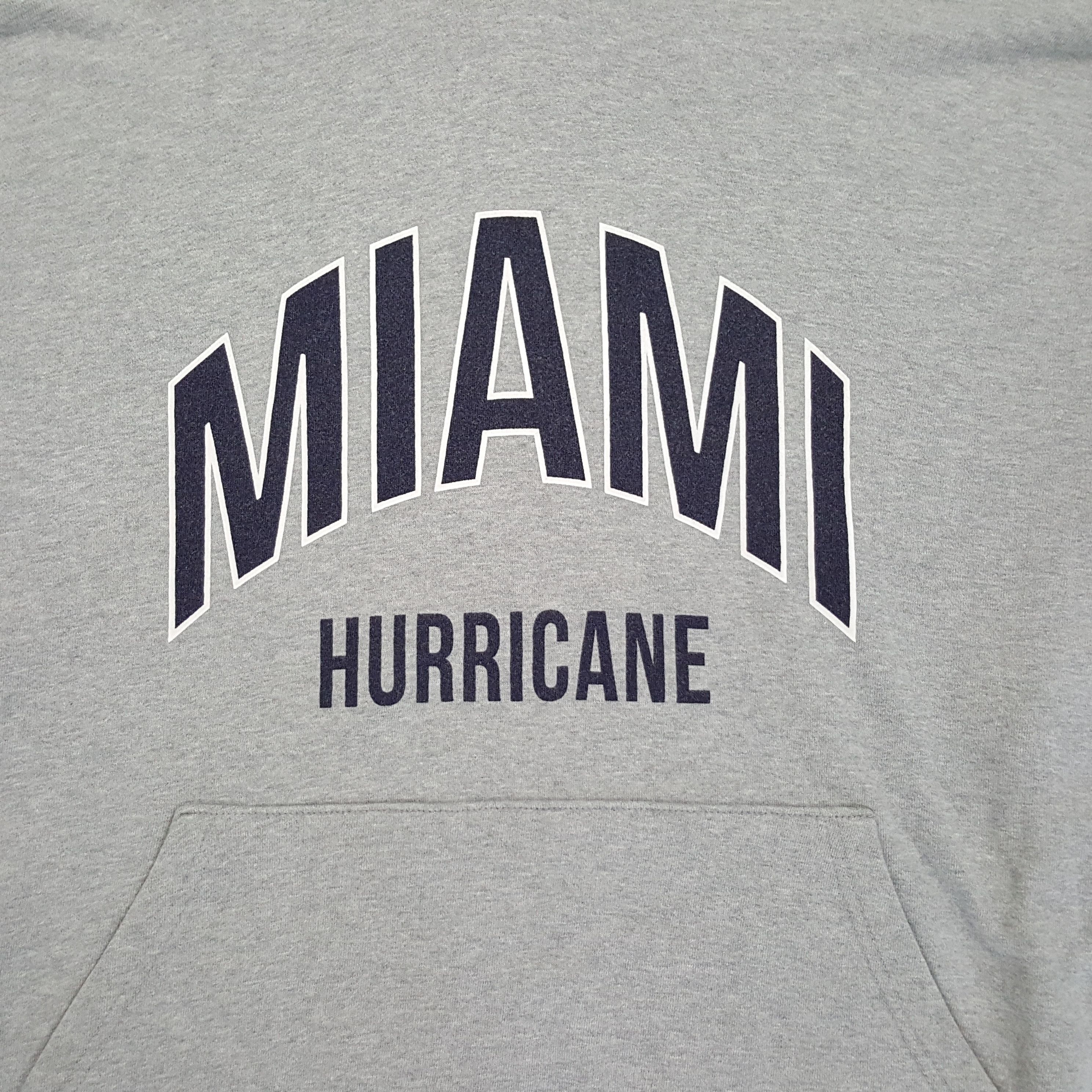 NFL × Vintage Vintage NFL MIAMI Hurricanes American Football Team Hoodie Size US XL / EU 56 / 4 - 2 Thumbnail
