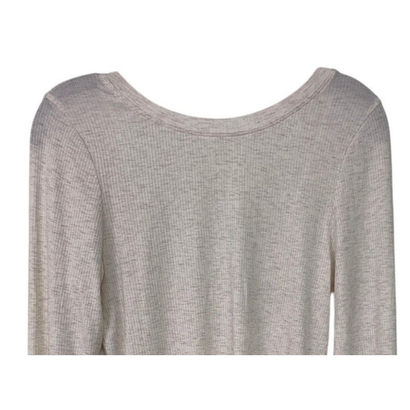 American Eagle Outfitters New Aerie Long Sleeve Scoop Back Thumb Hole Ribbed Top Size S / US 4 / IT 40 - 2 Thumbnail