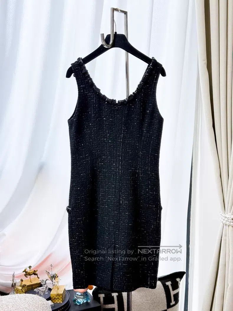 Chanel Chanel Bow heavy industry sequin soft tweed braided sleeve Size XS / US 0-2 / IT 36-38 - 2 Thumbnail
