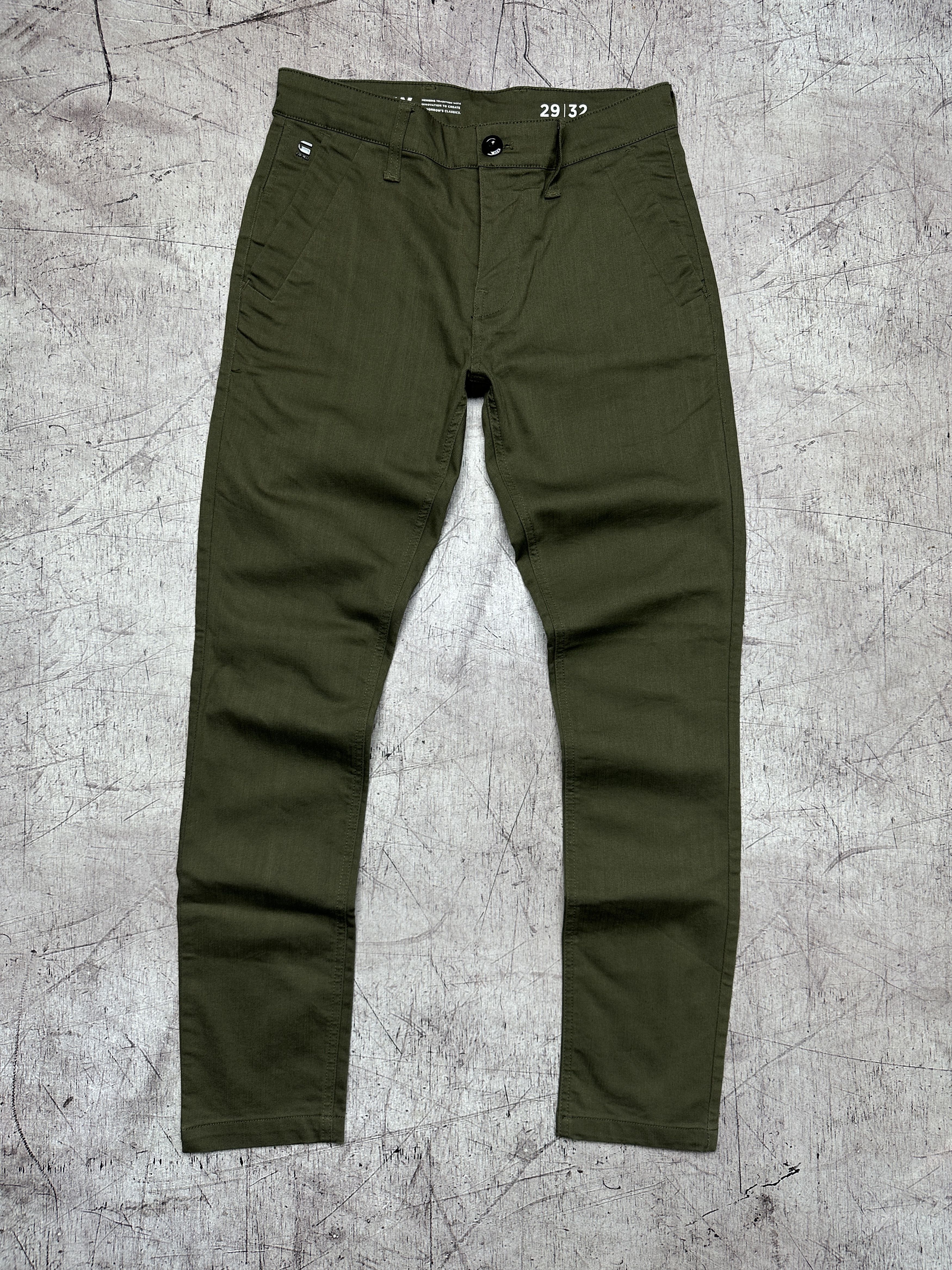 G-Star G Star Raw Mens Bronson Skinny Chino Pants Size US 29 - 1 Thumbnail
