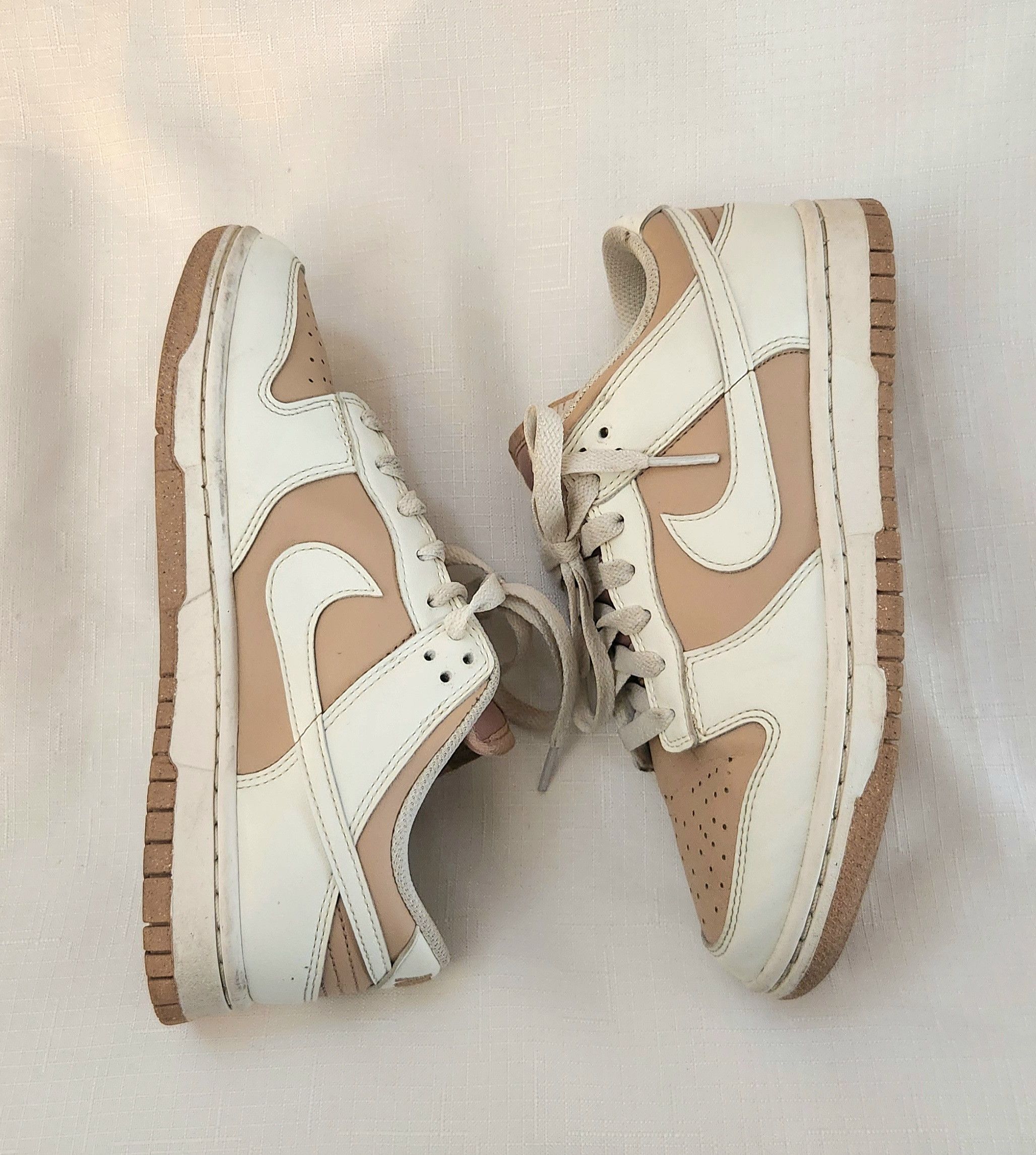 Nike Nike Dunk Low Next Nature Hemp Sail Brown Sz 6.5 DD1873-200 Size US 6.5 / IT 36.5 - 3 Thumbnail