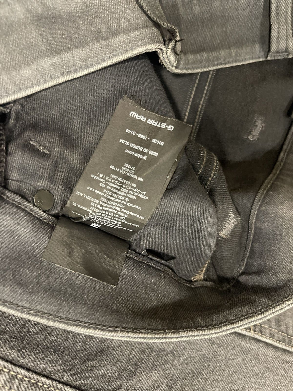 G-Star G-Star Raw Men's 5620 Knee Zip Skinny Sun Faded Glacier Size US 28 / EU 44 - 7 Thumbnail