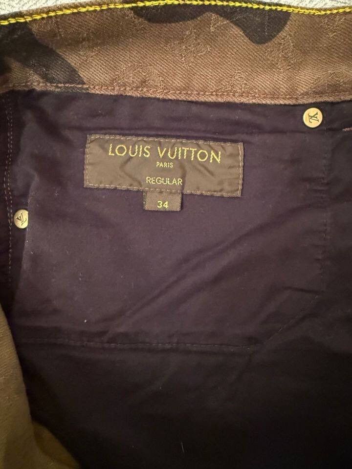 Louis Vuitton × Supreme Louis Vuitton x Supreme Camo Denim Jeans Size US 34 / EU 50 - 7 Thumbnail