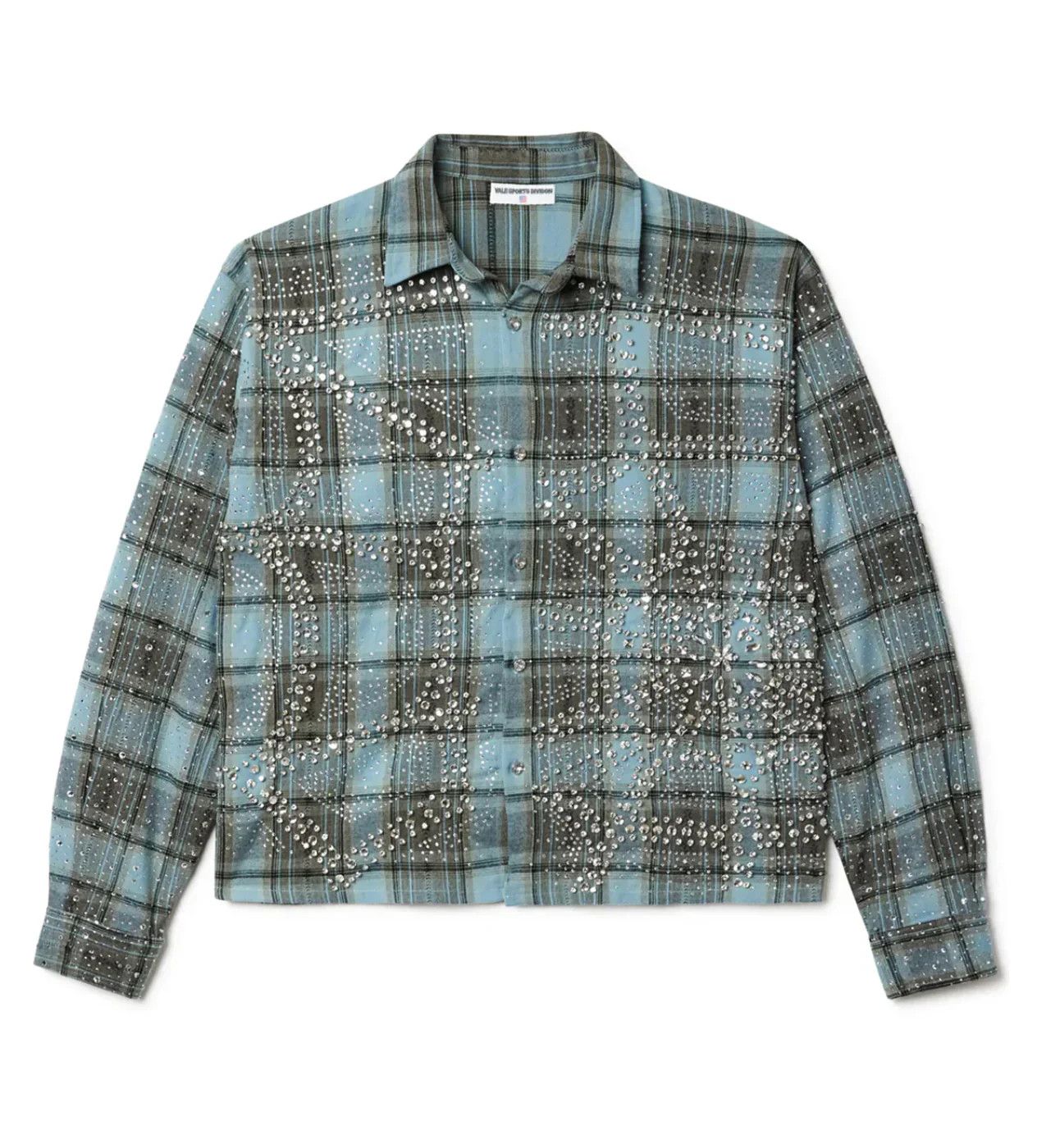Vale VALE "Ocean Flannel" Blue and Brown Button Down Shirt Size US XL / EU 56 / 4 - 1 Thumbnail