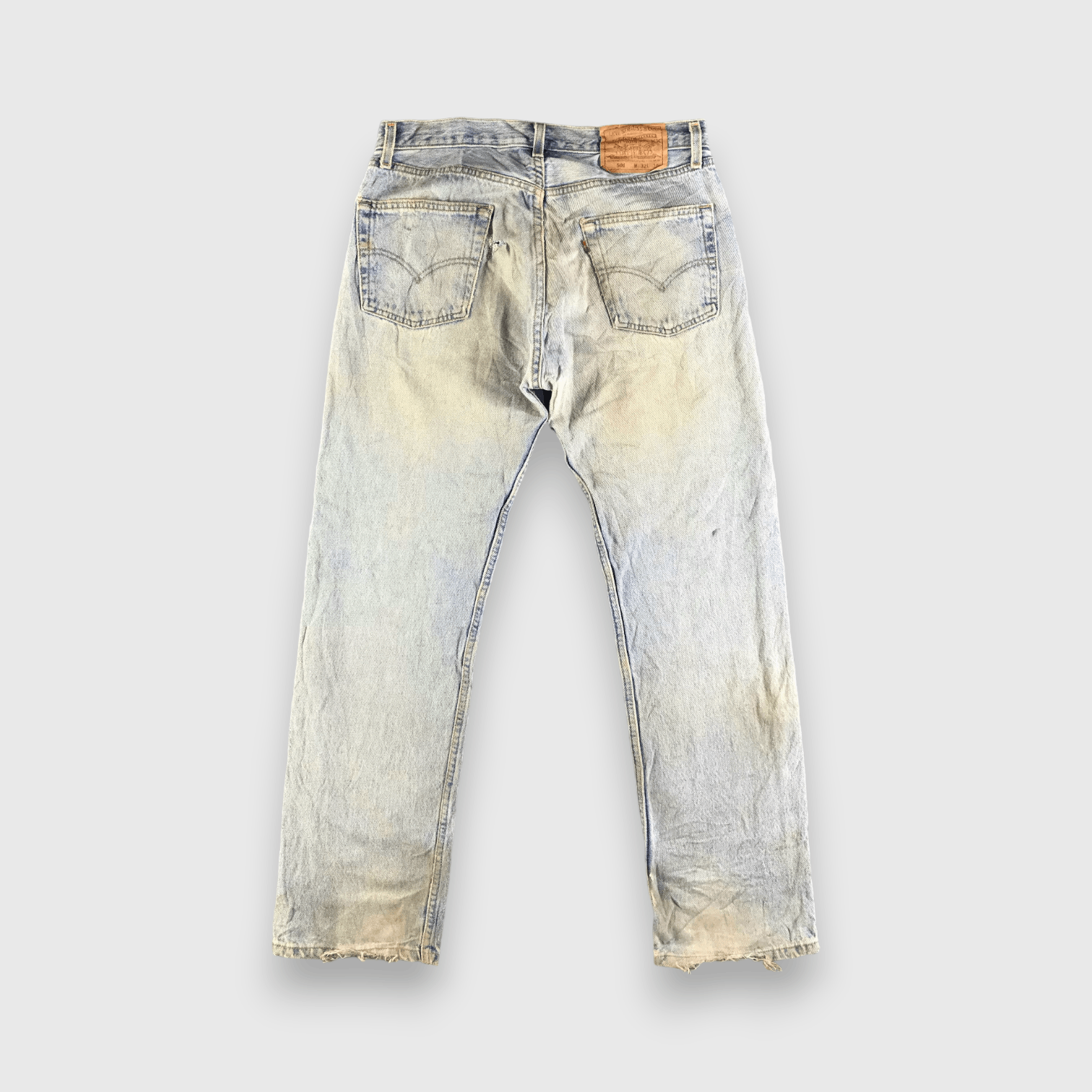 Levi's Vintage Light Wash Levis 501 Jeans-J3994 Size US 33 - 2 Thumbnail