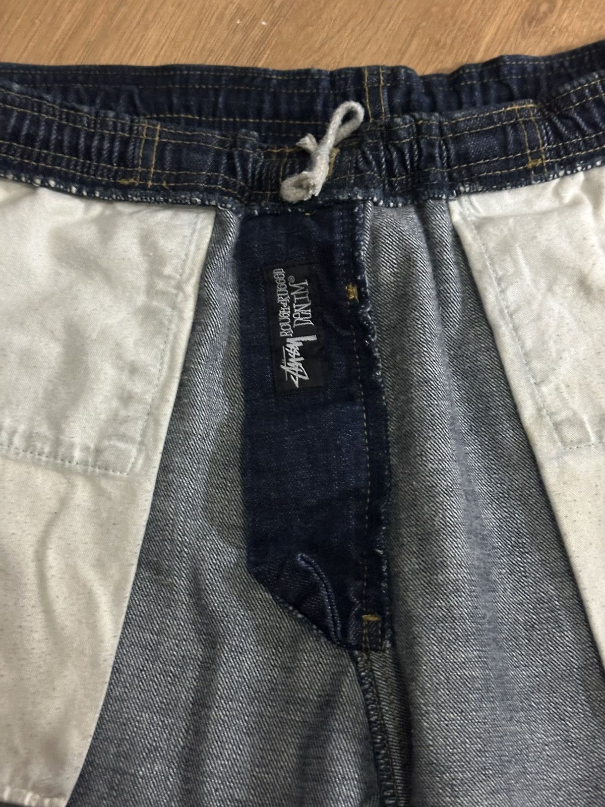 Stussy Stussy Jorts Blue Black Denim Size US 34 / EU 50 - 6 Thumbnail