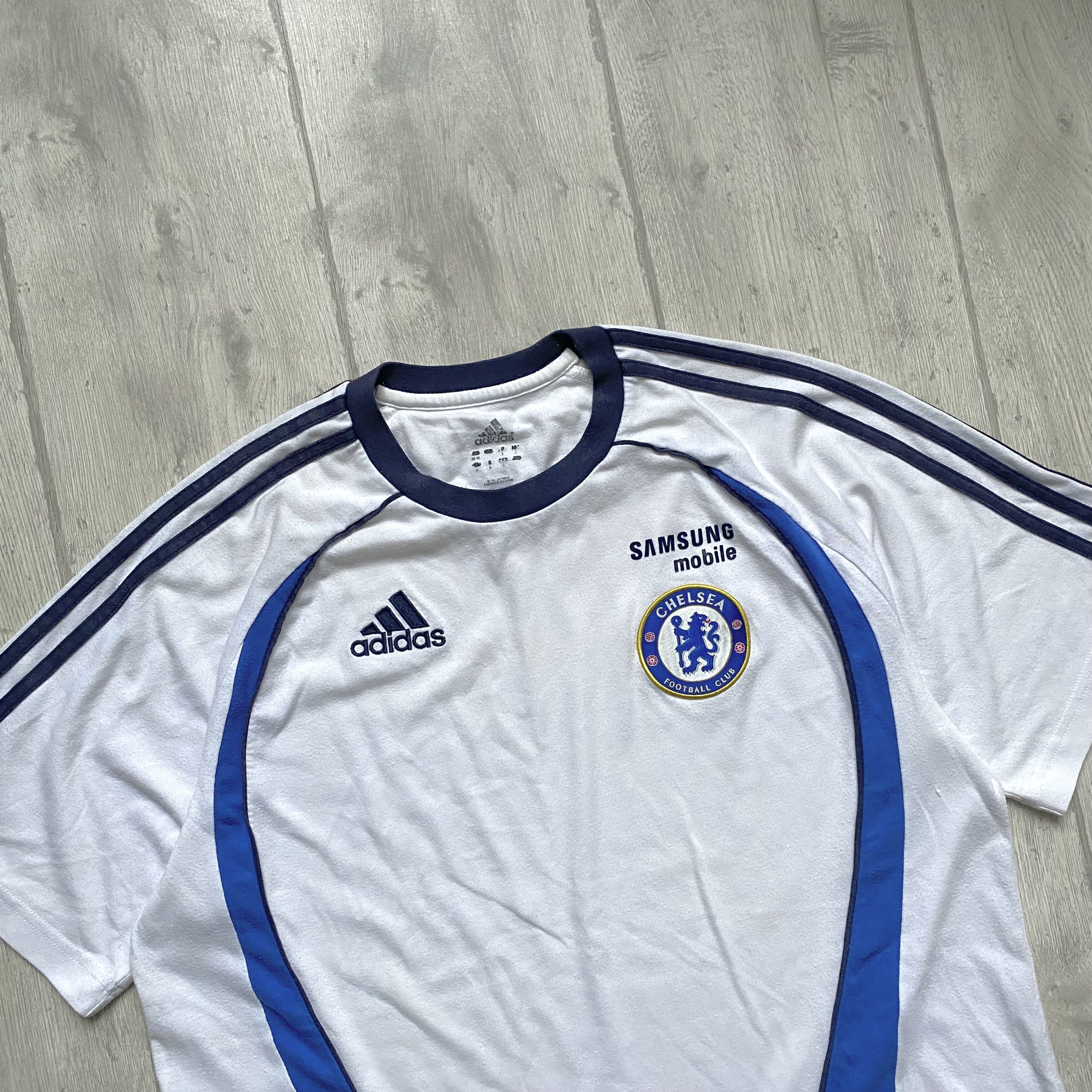 Adidas ⚽️ Blokcore Vintage Chelsea Tee Soccer Jersey Football Size US M / EU 48-50 / 2 - 2 Thumbnail