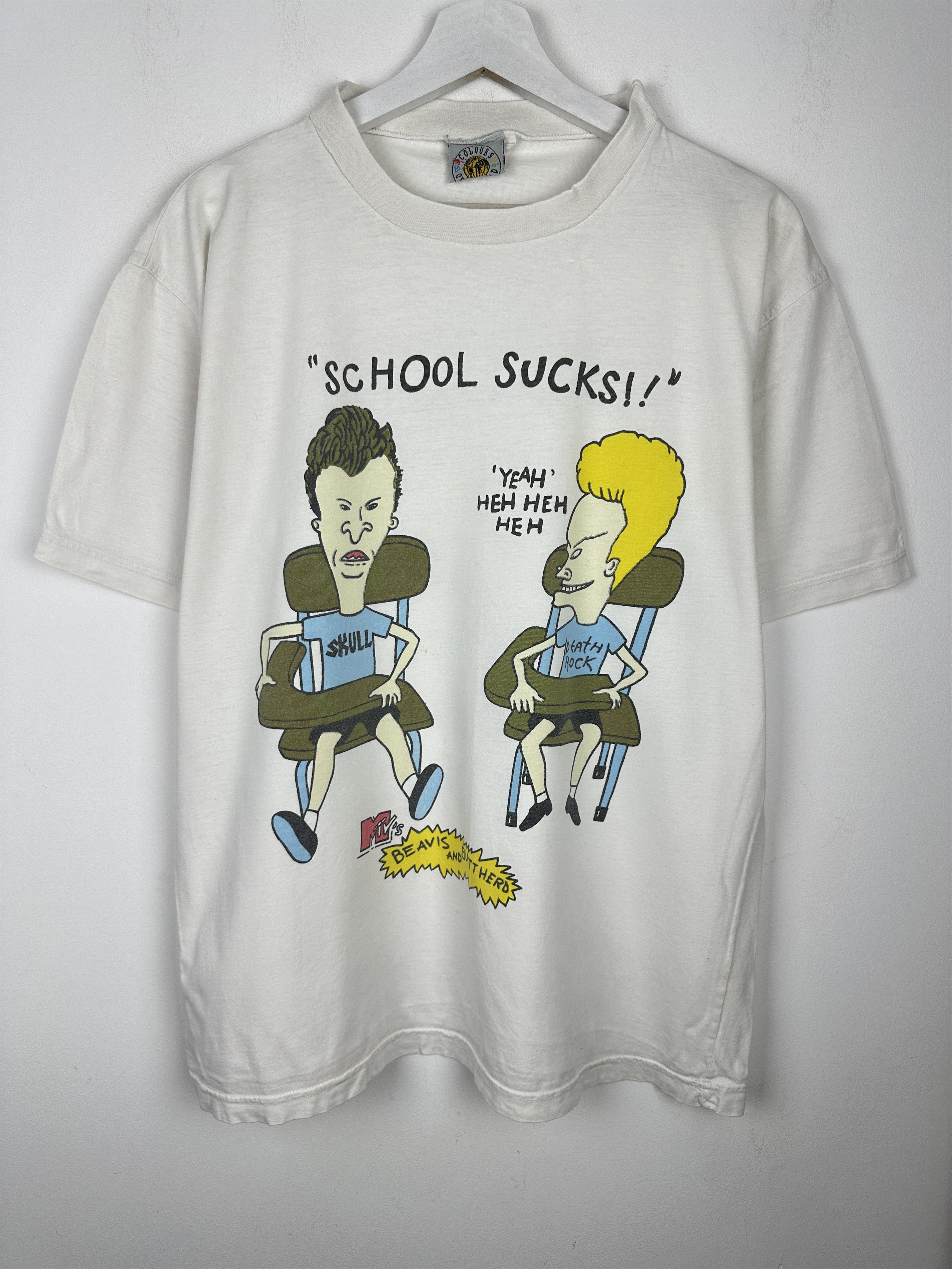 Beavis and Butt-Head Graphic T Shirt MTV Cartoon Movie 90s