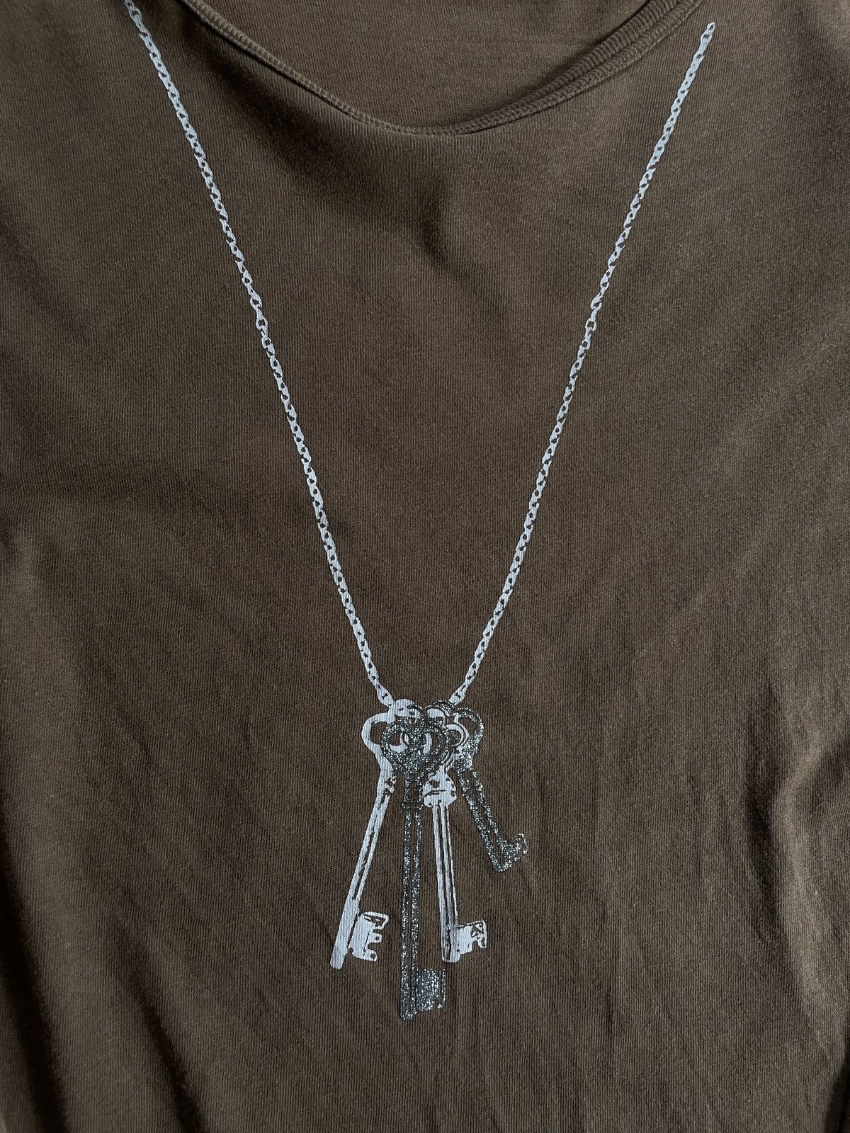 If Six Was Nine 2000s Japanese archive Vkei Key Necklace Long Sleeve Tee Size US S / EU 44-46 / 1 - 6 Thumbnail