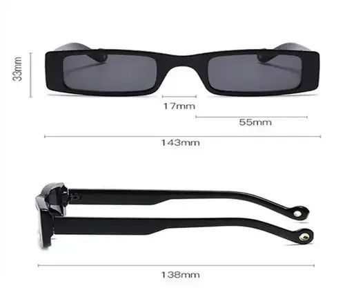 Designer × Vintage Retro square sunglasses Size ONE SIZE - 3 Thumbnail