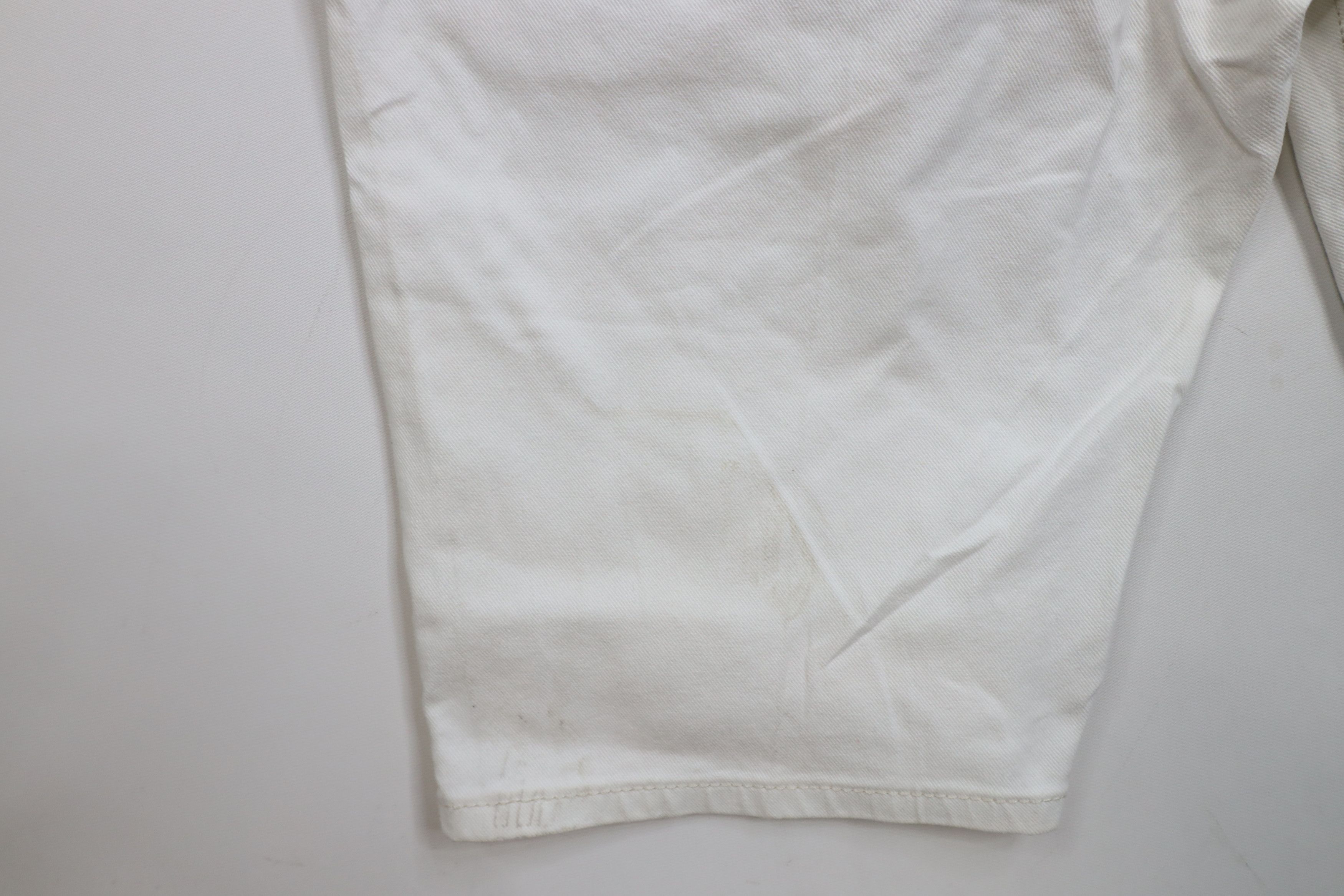 Levi's × Vintage Vintage Y2K Levis 569 Fit Denim Jean Shorts Jorts White Size US 30 / EU 46 - 15 Thumbnail
