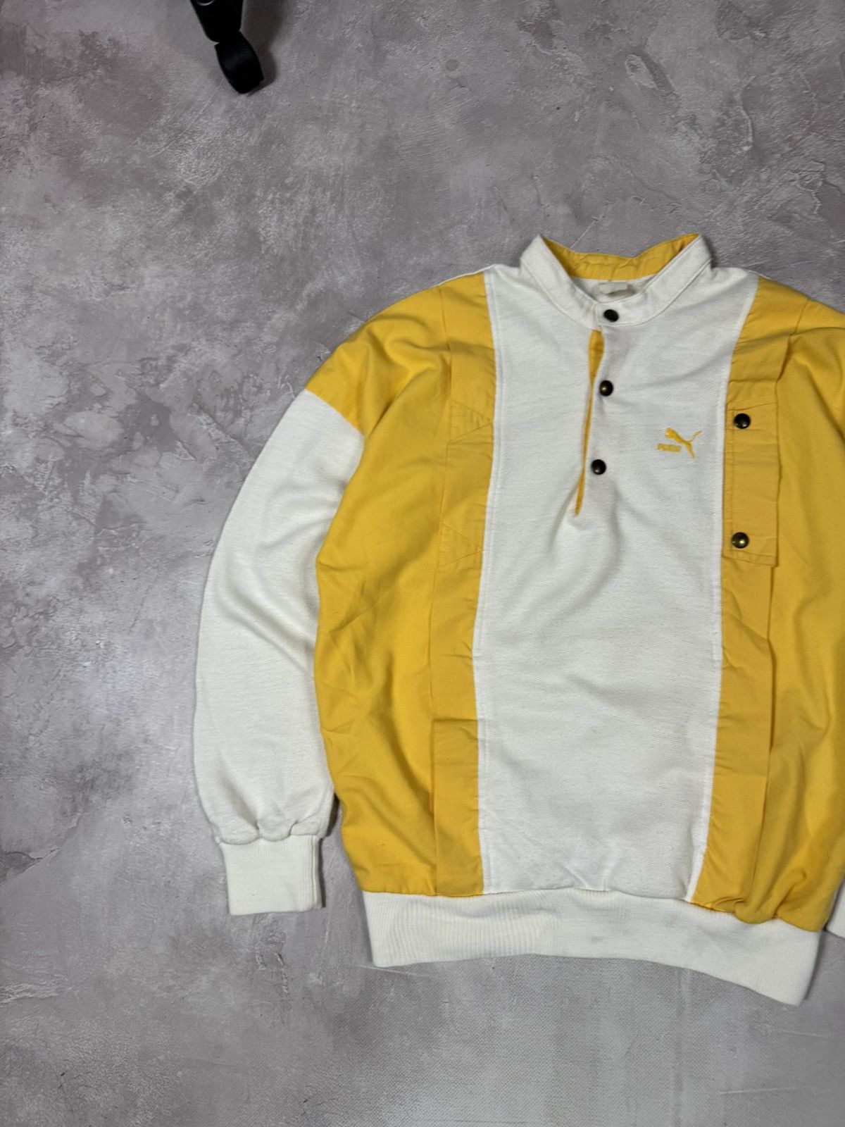 Puma Vintage 90s Puma Long Sleeve Pullover Made in Italy Size US S / EU 44-46 / 1 - 5 Thumbnail