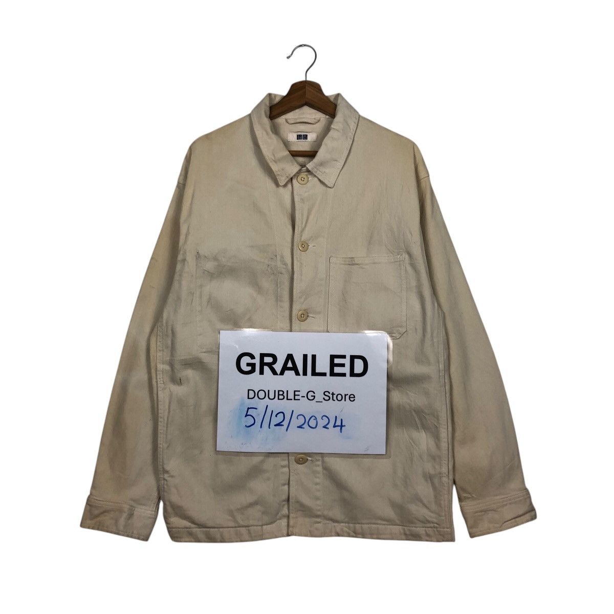 Japanese Brand 📌Vintage Chore Worker Jacket Uniqlo Issey Miyake Size US L / EU 52-54 / 3 - 1 Thumbnail