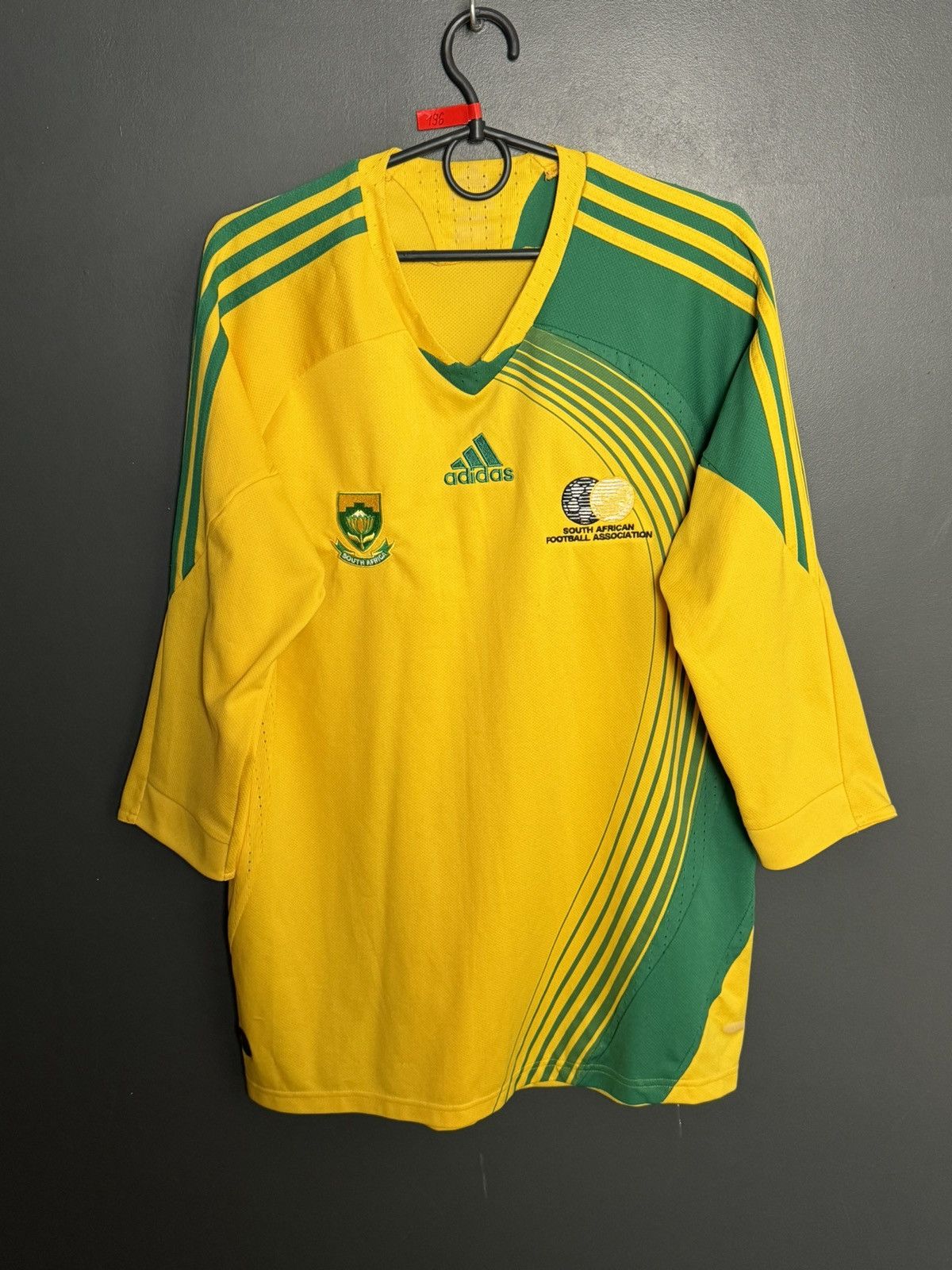 Adidas South Africa National Team 07/09 Home Football Jersey Shirt Size US L / EU 52-54 / 3 - 1 Thumbnail