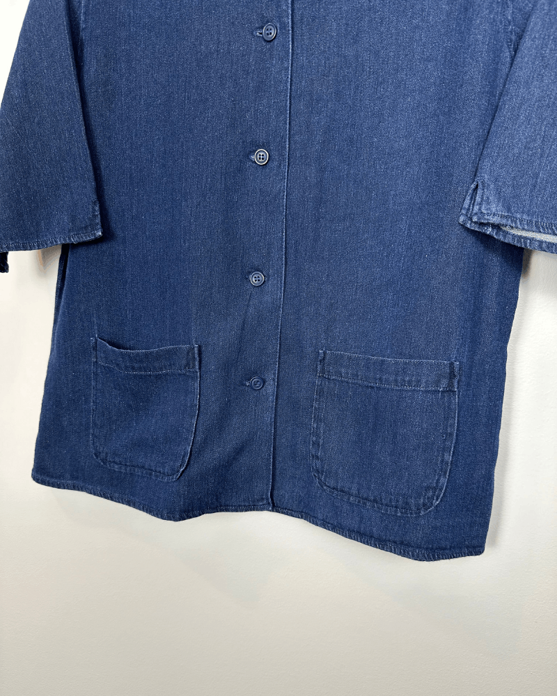 Other × Vintage Vintage East West Paisley Embroidered Denim Shirt - Medium Size M / US 6-8 / IT 42-44 - 5 Thumbnail