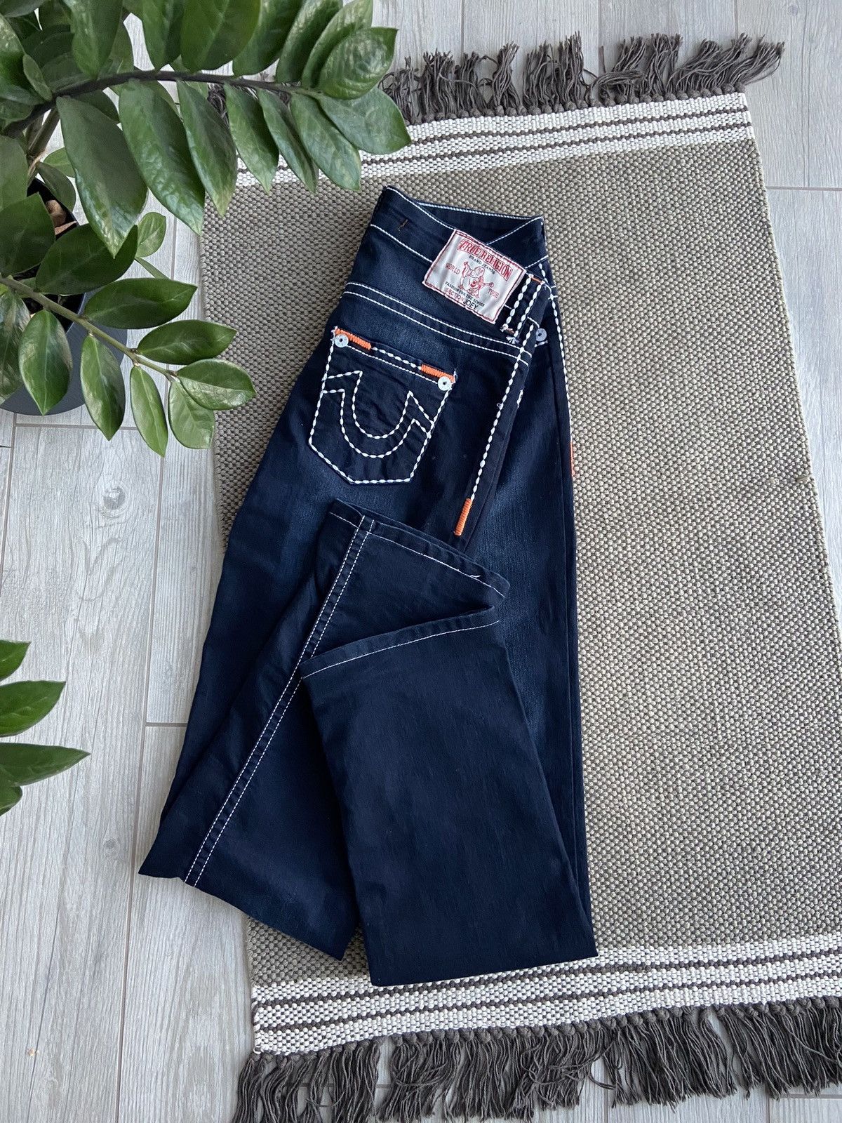 True Religion × Vintage True Religion Slim Denim Jeans Size 33" - 5 Thumbnail