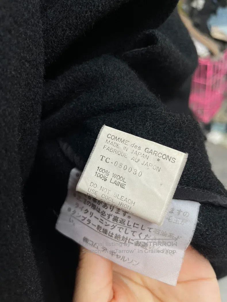 Comme des Garcons Comme des Garcons Double-breasted Tweed Coat Size M / US 6-8 / IT 42-44 - 5 Thumbnail